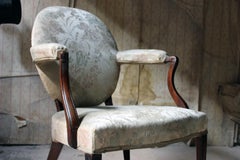 Late 18th Century Scottish Oval-Back Armchair, circa 1780-1790