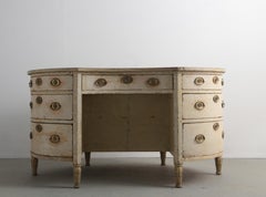 Late 18th Century Swedish Curved Desk