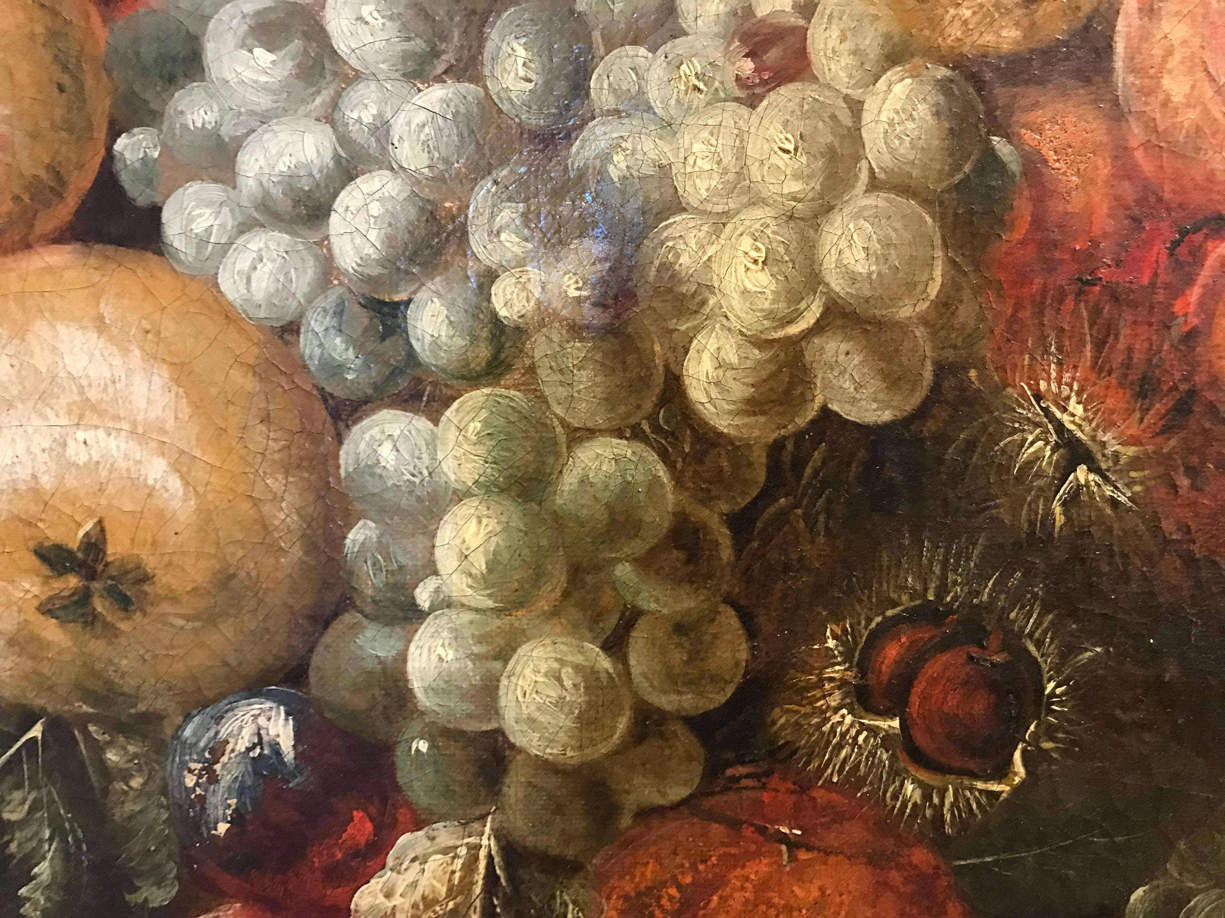 European Late 18th-Early 19th Century Fruit Still Life For Sale