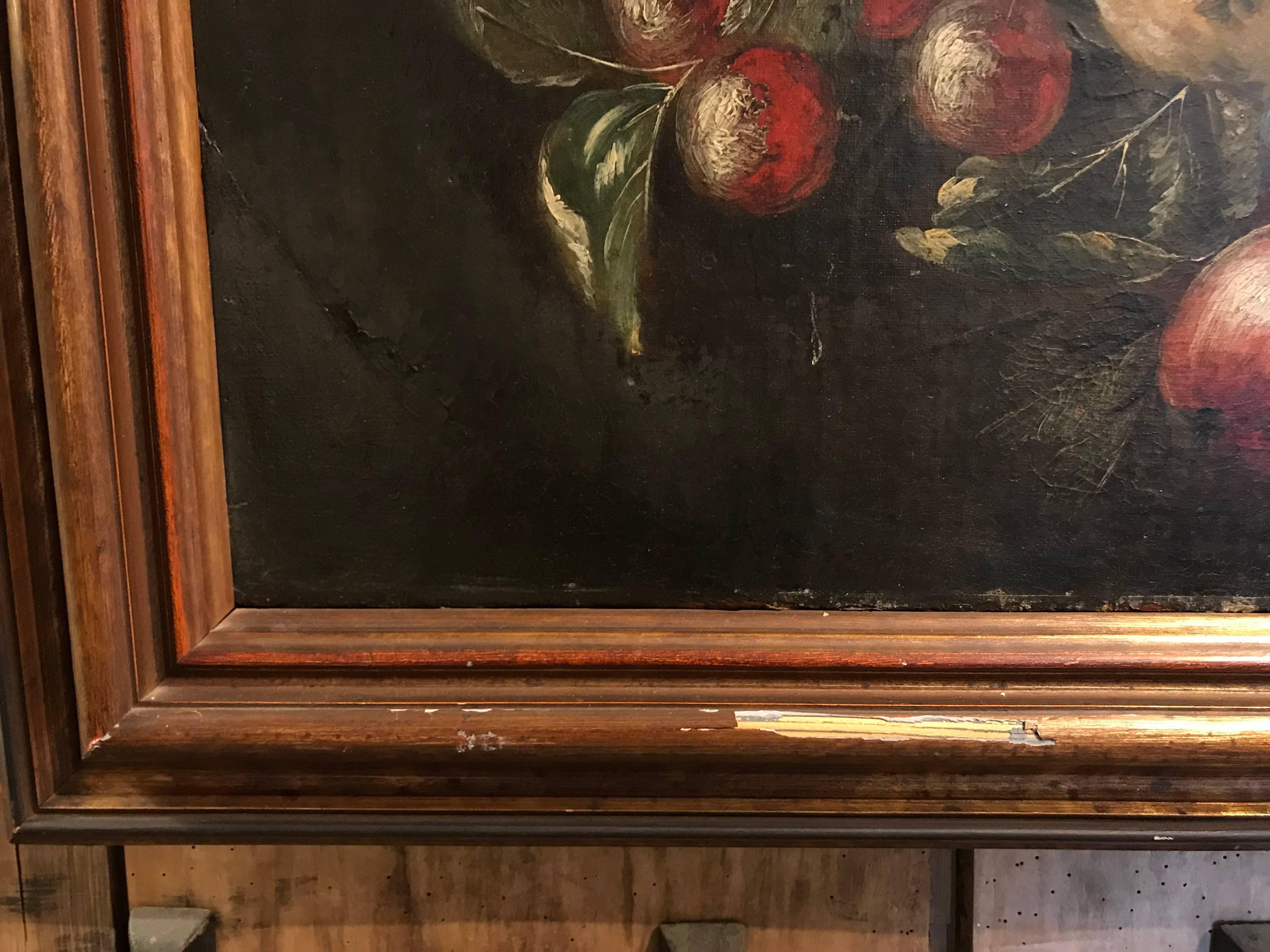 18th Century Late 18th-Early 19th Century Fruit Still Life For Sale