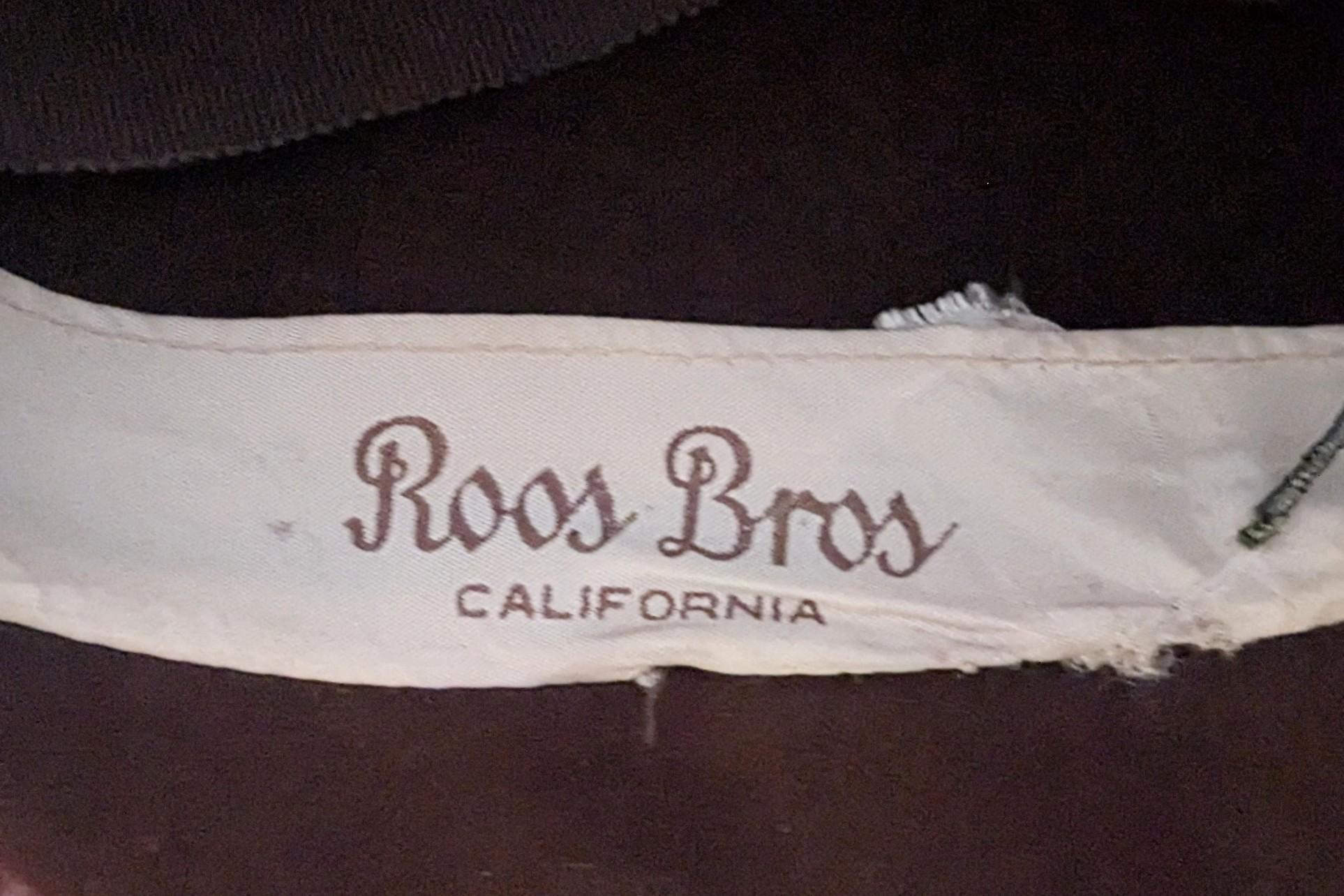 Cappello a tesa larga in feltro di lana marrone della fine degli anni '30 con fascia in corde d'avorio in vendita 4