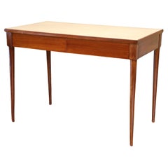 late 1940s desk by Gio Ponti in walnut wood