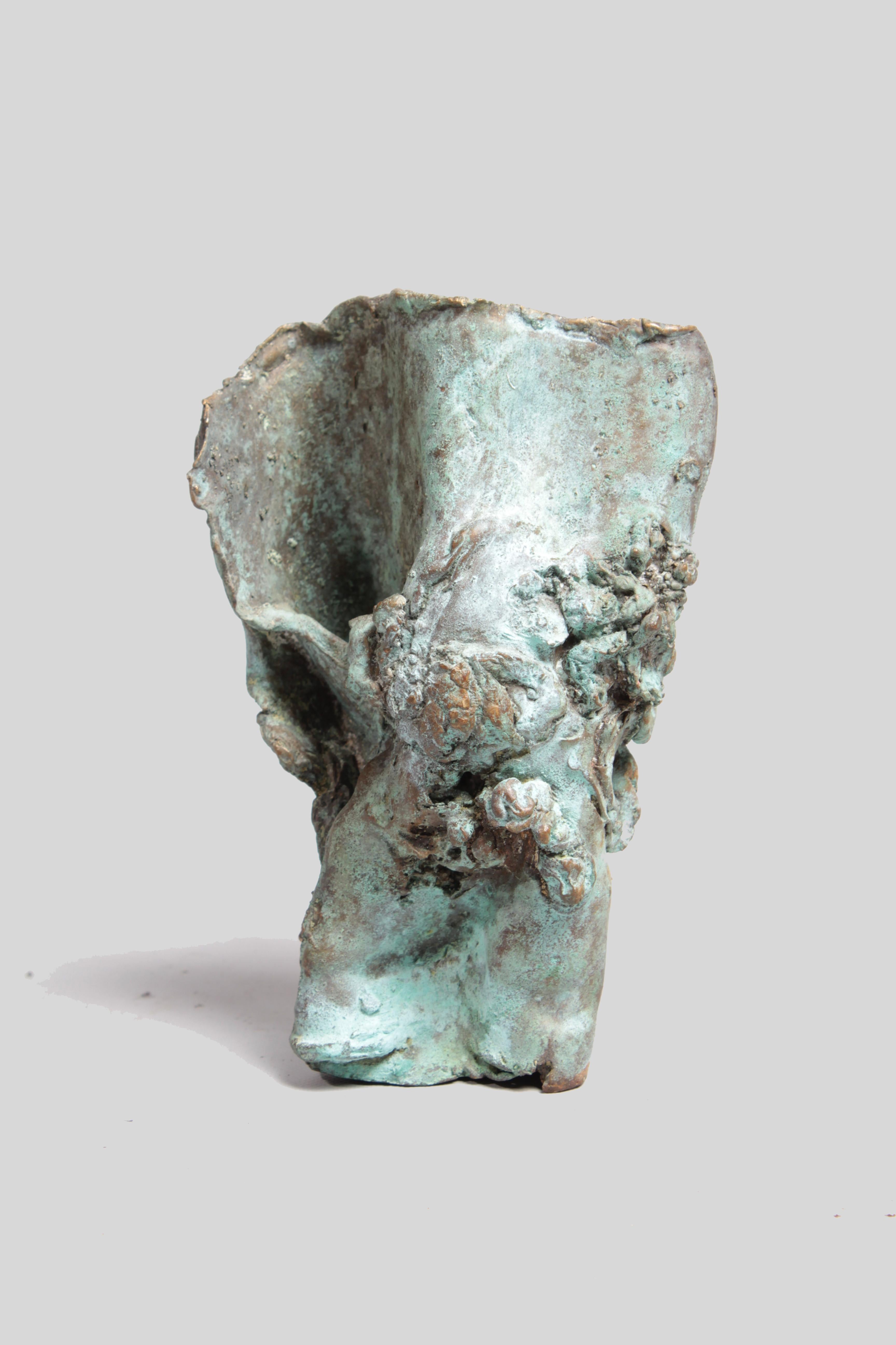 Mid-20th Century Late 1960s Brutalist Bronze Sculpture For Sale