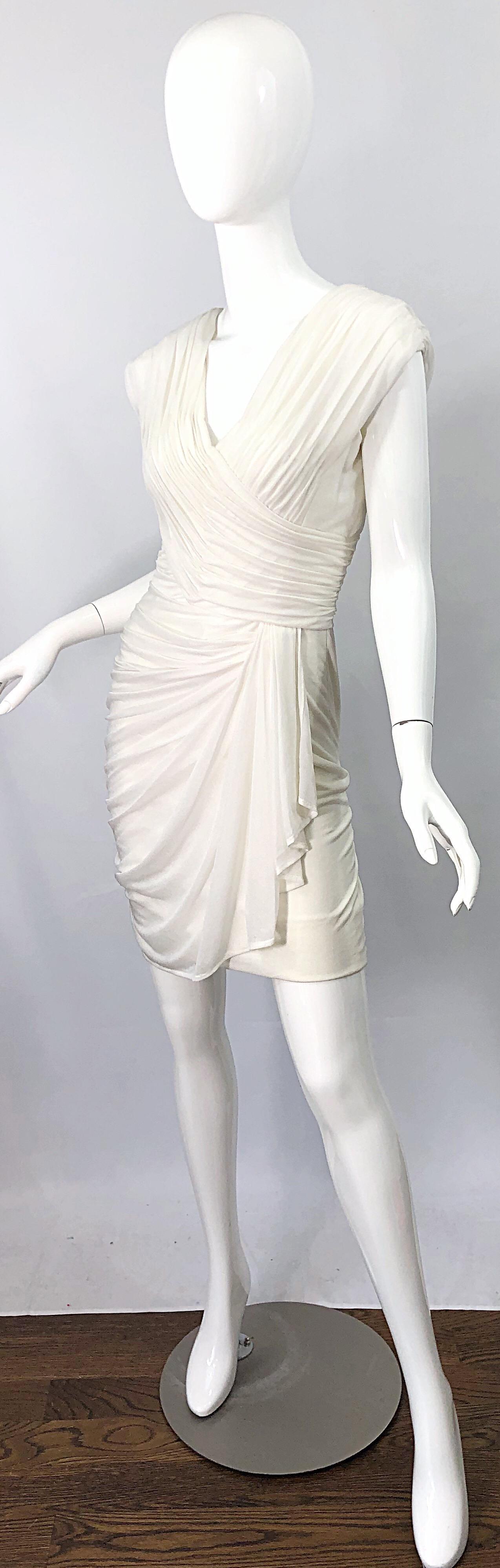 grecian mini dress