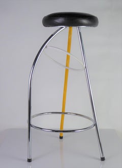 1980s Memphis Duplex Bar Stool by Javier Mariscal