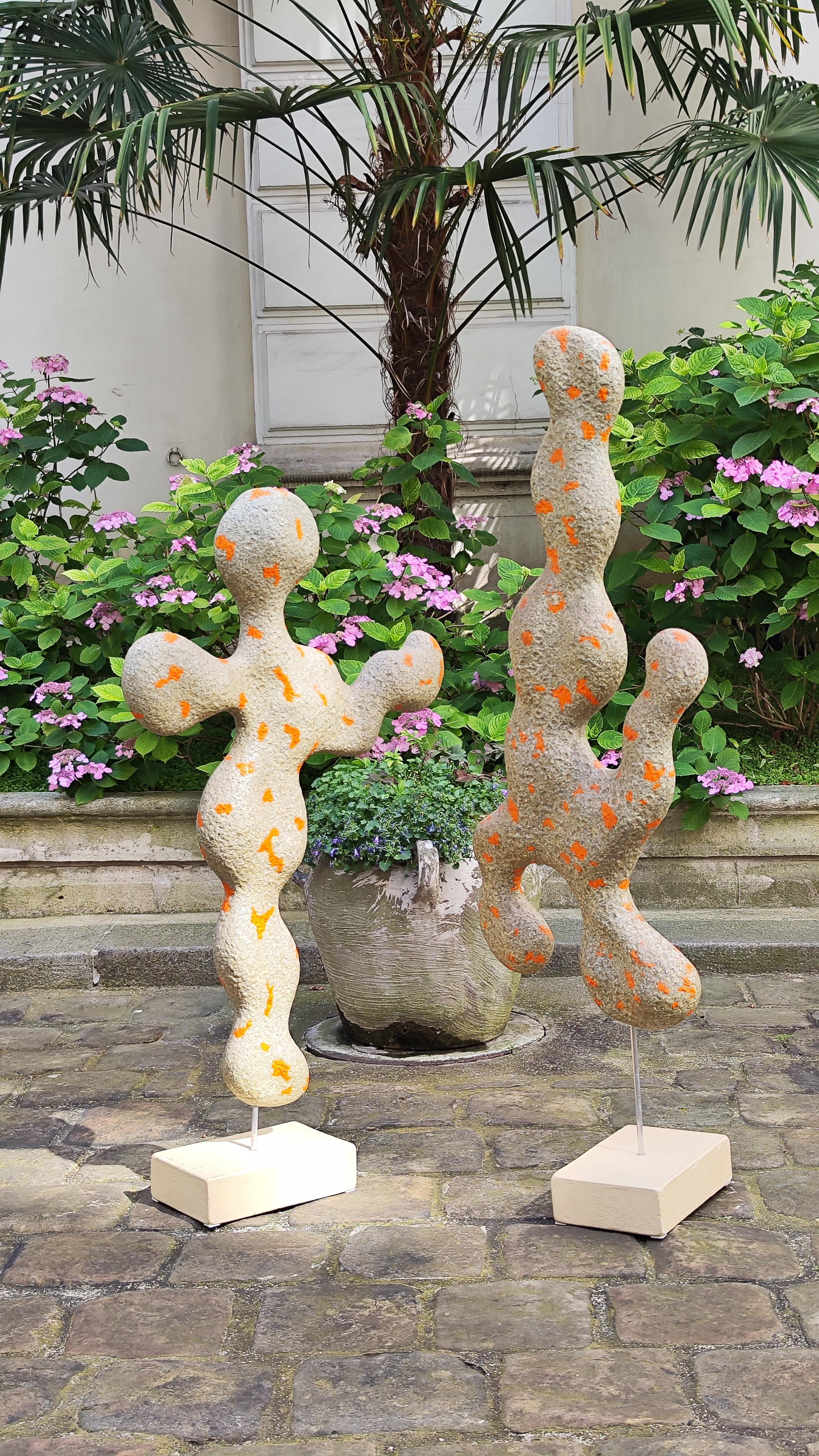 Sculptures en résine à la manière de Jean Arp, Picasso, France, fin des années 1970 en vente 3