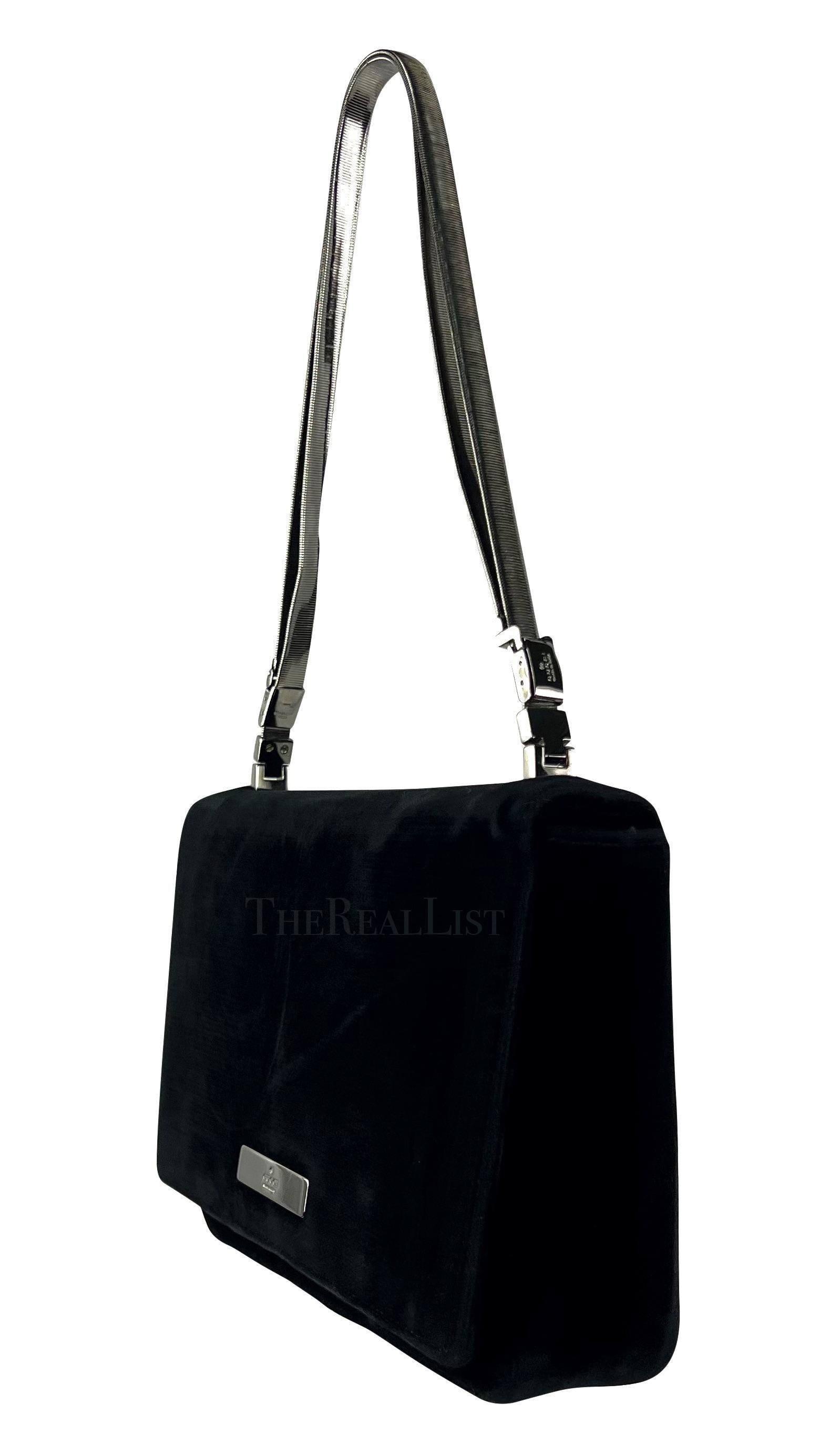 borsa gucci velluto nero