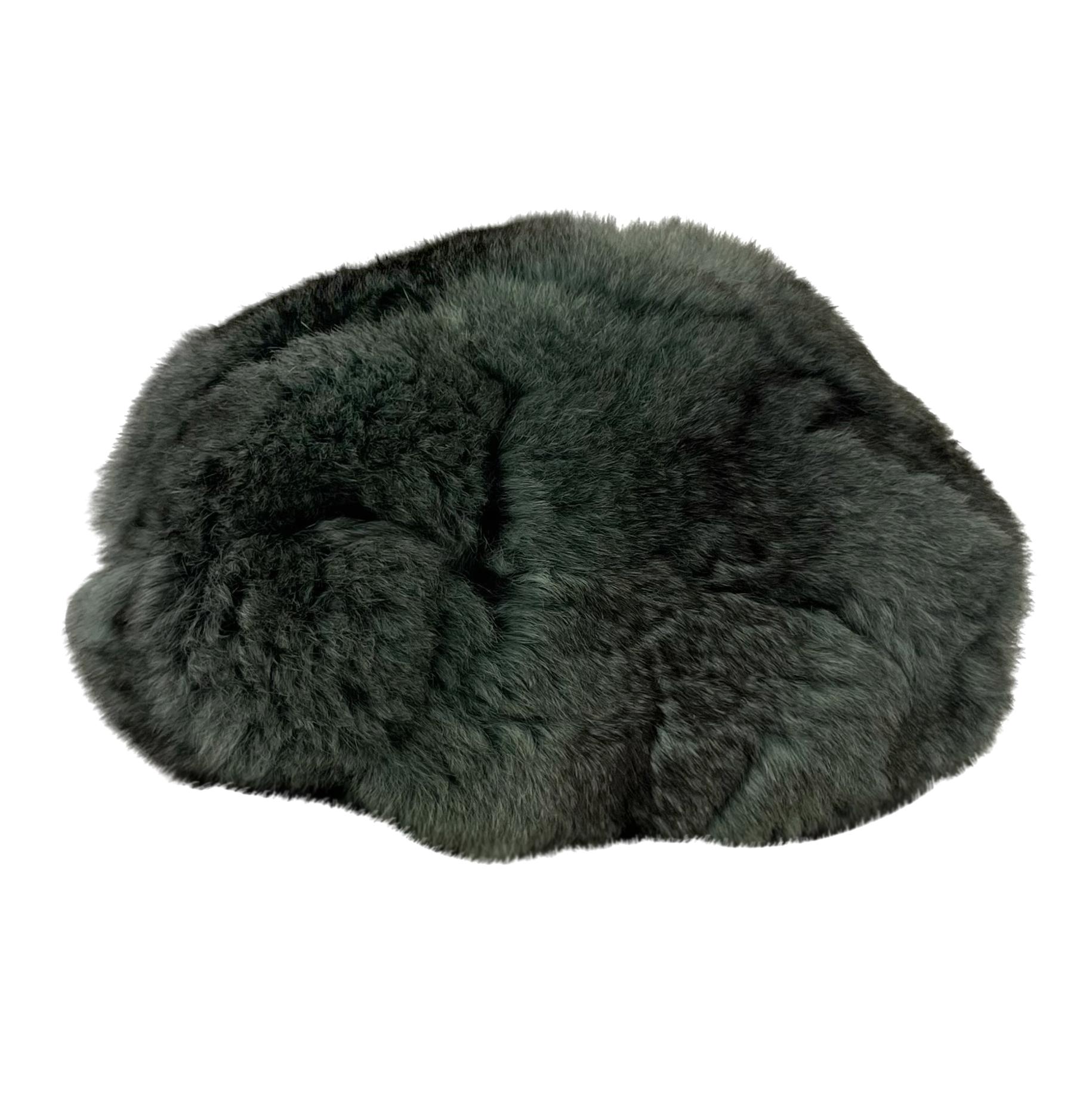 Late 1990s Gucci by Tom Ford Grey Genuine Fur Mini Evening Bag Wallet 3