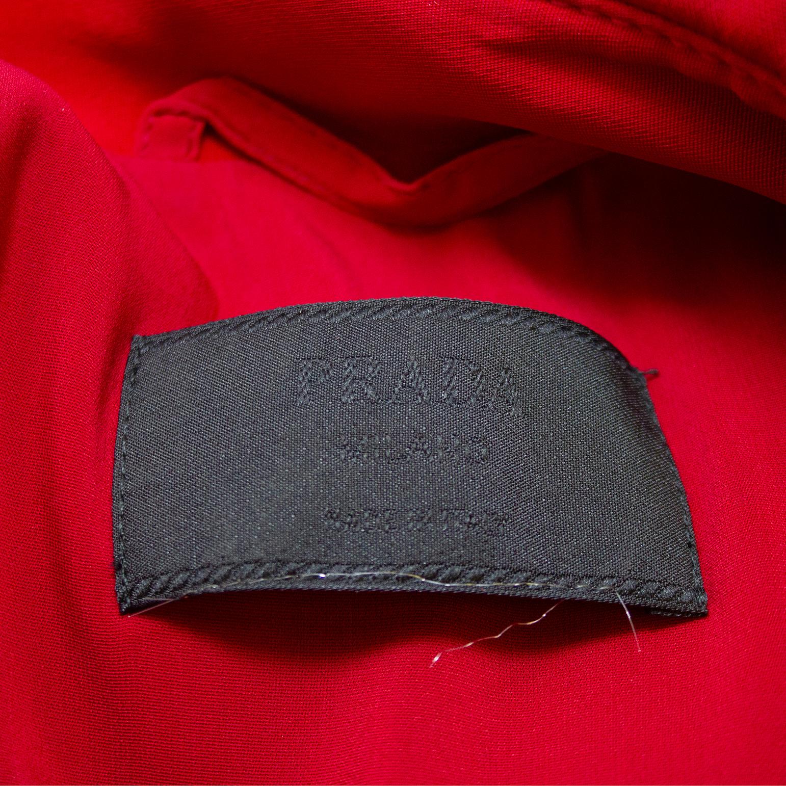Late 1990s Prada Red Suit with Belt 4
