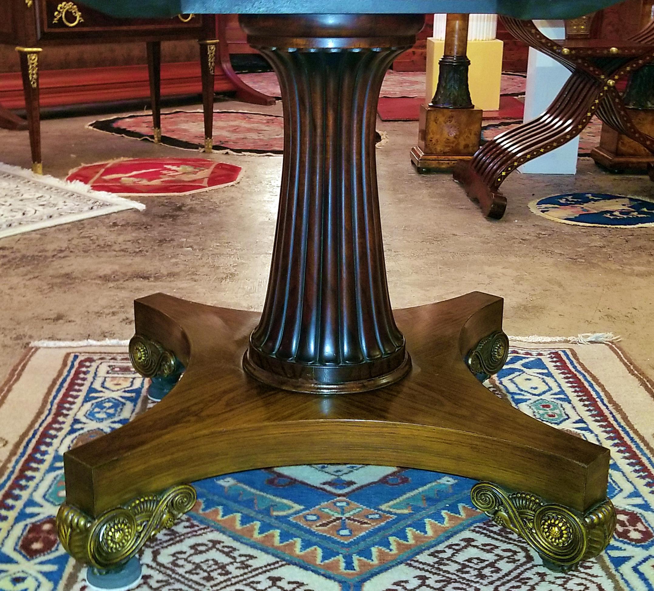Late 19th Century American Mahogany Extendable Dining or Center Table 7