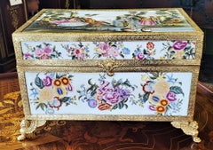 Late 19th Century Sevres Style Exceptional Samson Dressing Table Box