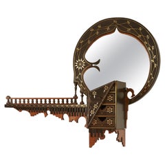 Late 19th Century Wall Secretary by Carlo Bugatti