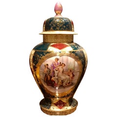 Late 19th-20th Century French Vase with a Cover