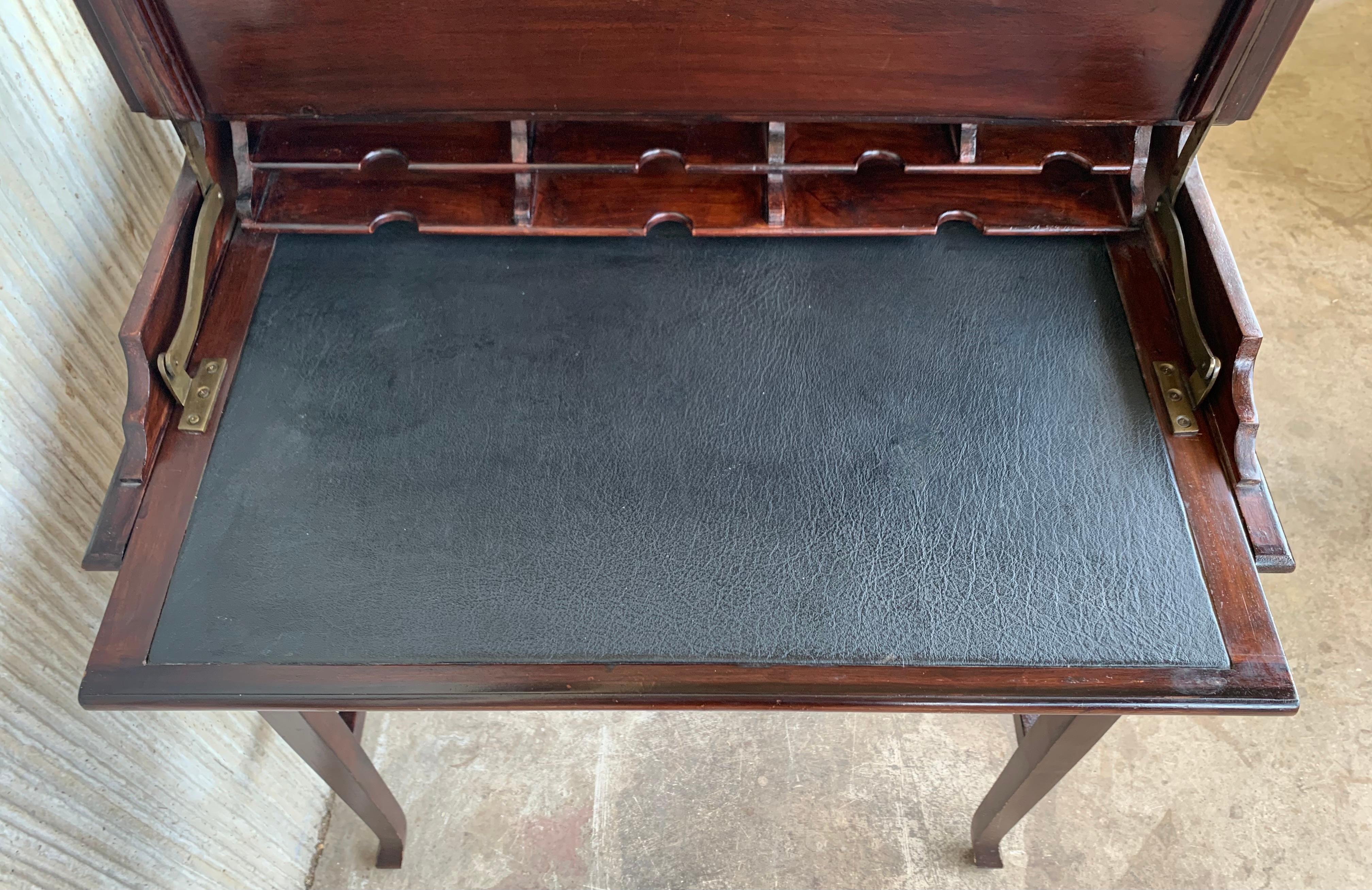 Late 19th Bureau Antique Cartonnier Sliding Top for Hidden Storage For Sale 7