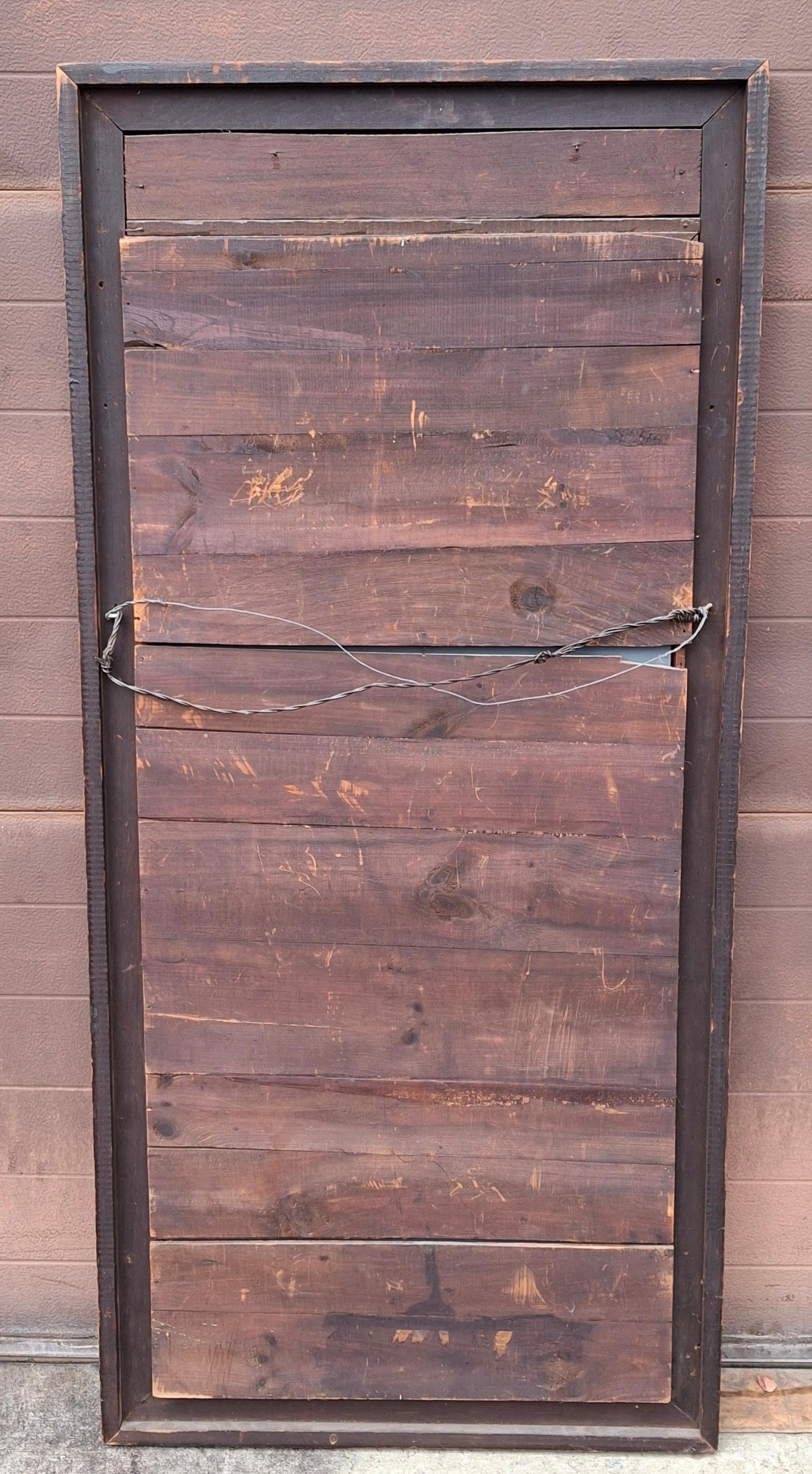 Late 19th C. Aesthetic Movement Carved Mahogany and Parcel Gilt Frame Mirror For Sale 7