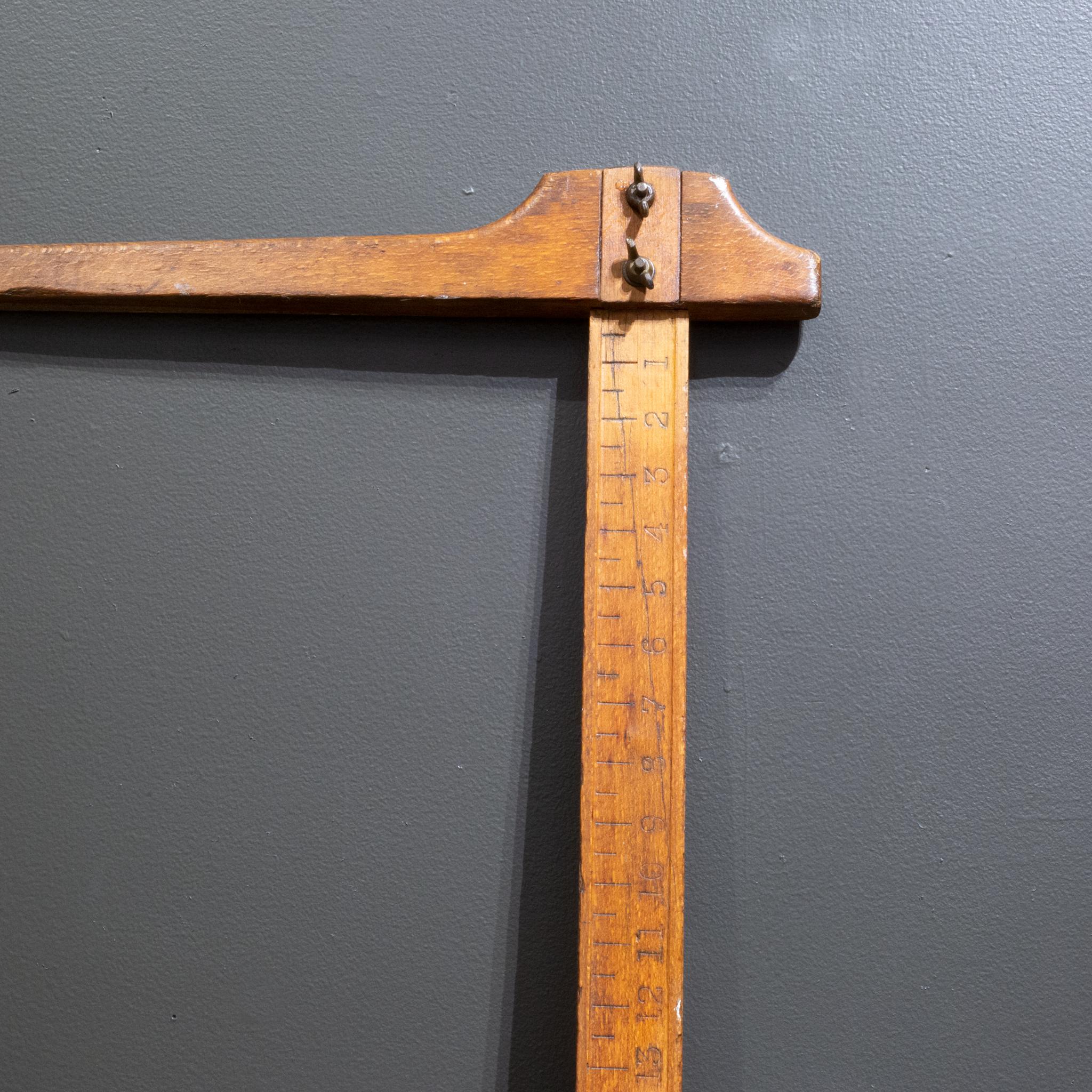 19th Century Late 19th c. Antique Forester's Log Measuring Caliper, c.1890
