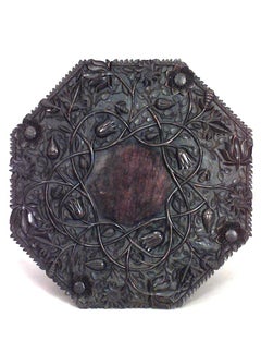 Anglo-Indian Rosewood Floral Table