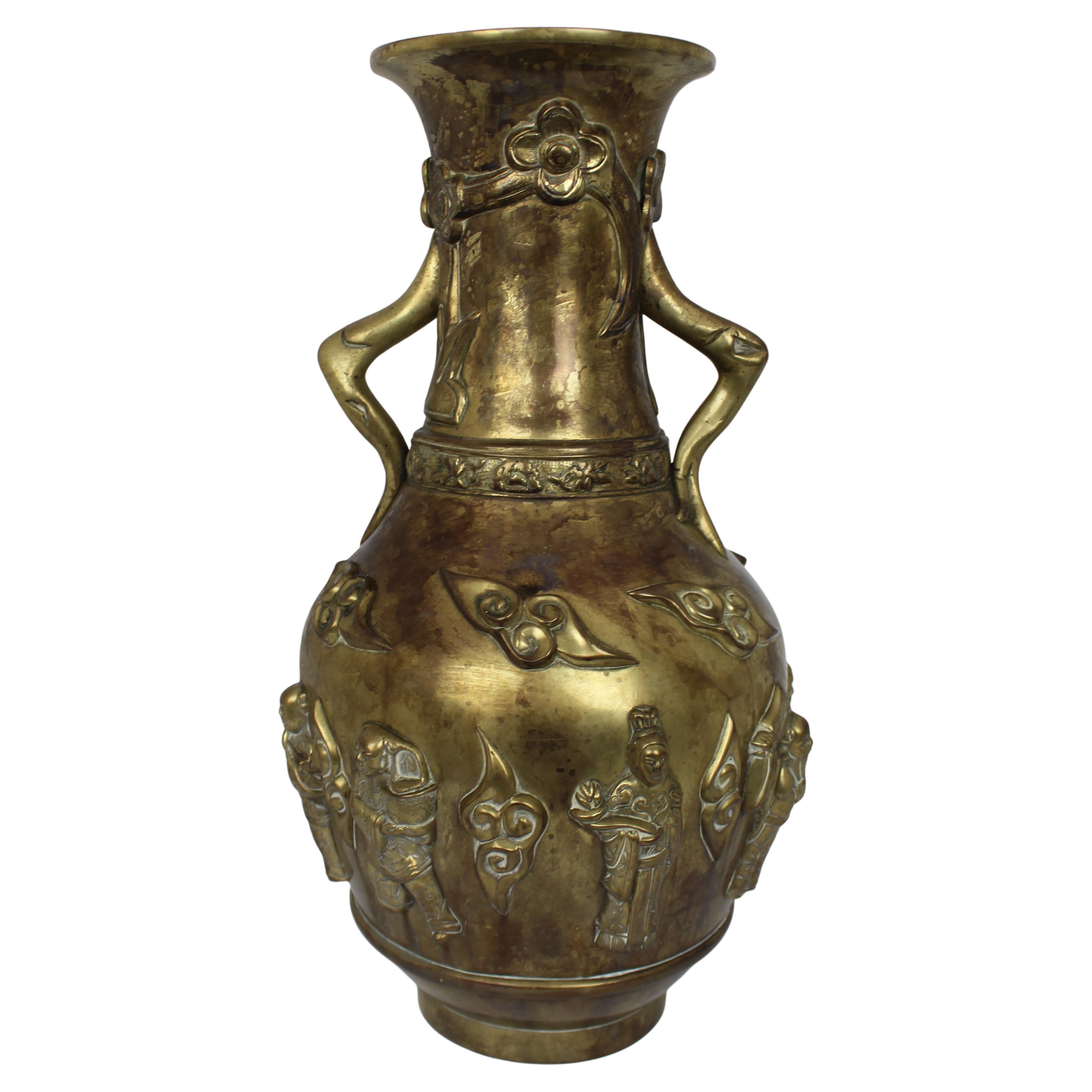 Late 19th C. Chinese Bronze Vase Xuande Seal For Sale