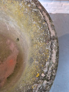 Late 19th C concrete vases