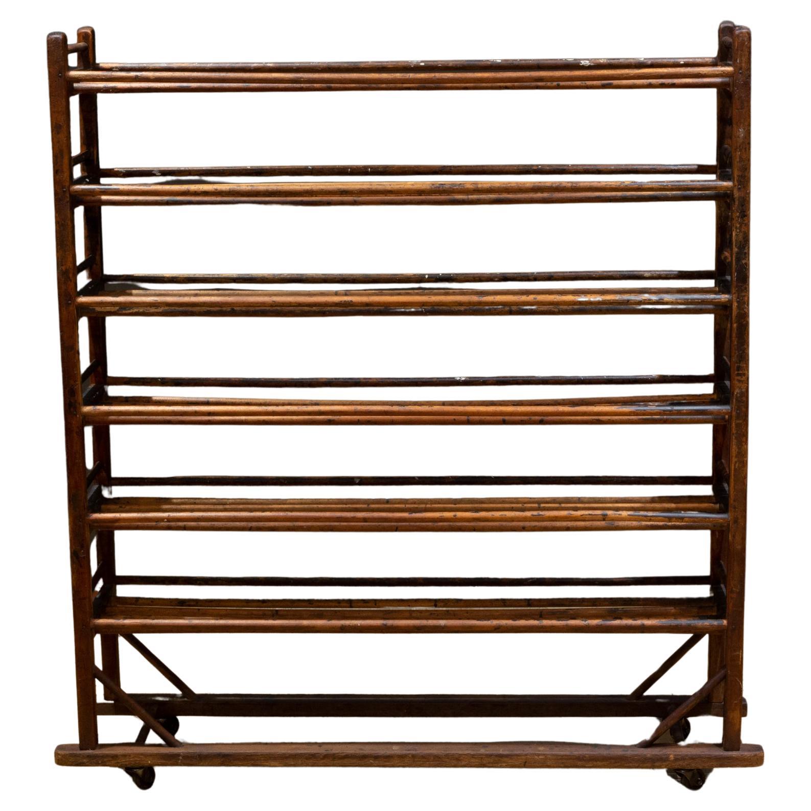 Late 19th c./Early 20th c. Cobbler's Factory Shoe Rack c.1880-1920