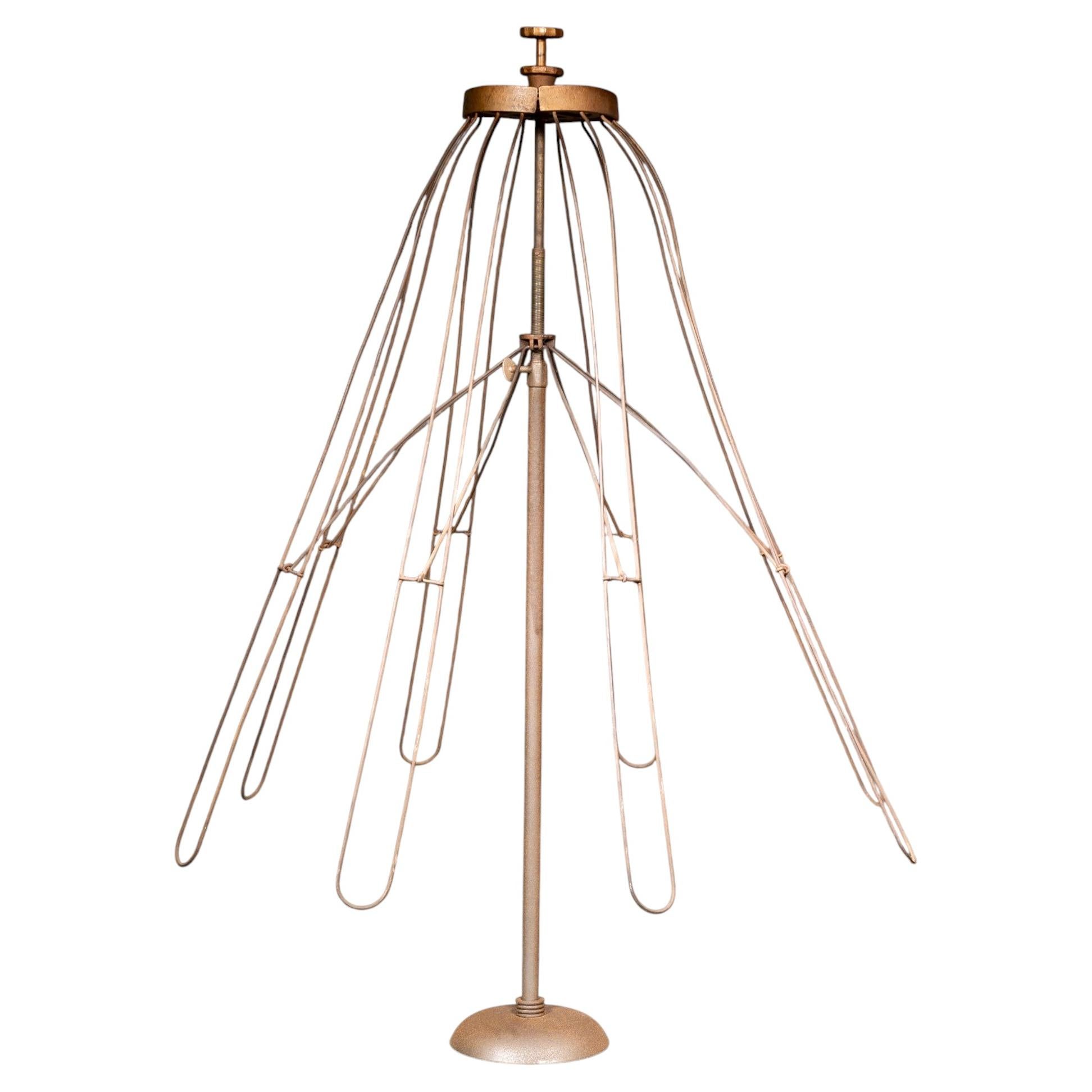 Late 19th c. Expandable Metal Skirt Form c.1887 For Sale