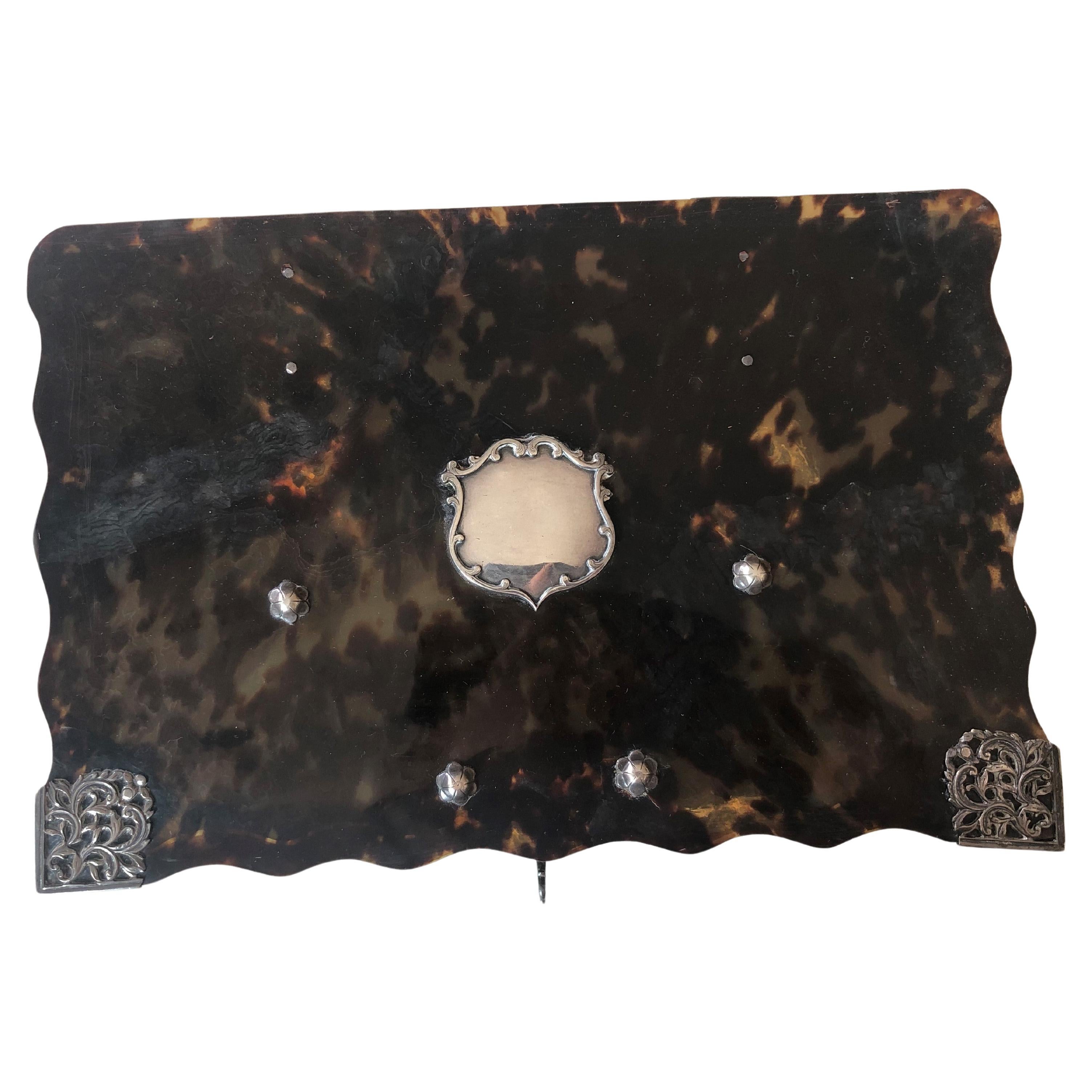 This beautiful Victorian Anglo Indian cigar or jewelry box is highly unique and unusual, it is one of a kind emanating from the British Common Wealth and the influence of their occupation of Indian featuring sterling sliver details of scrolling