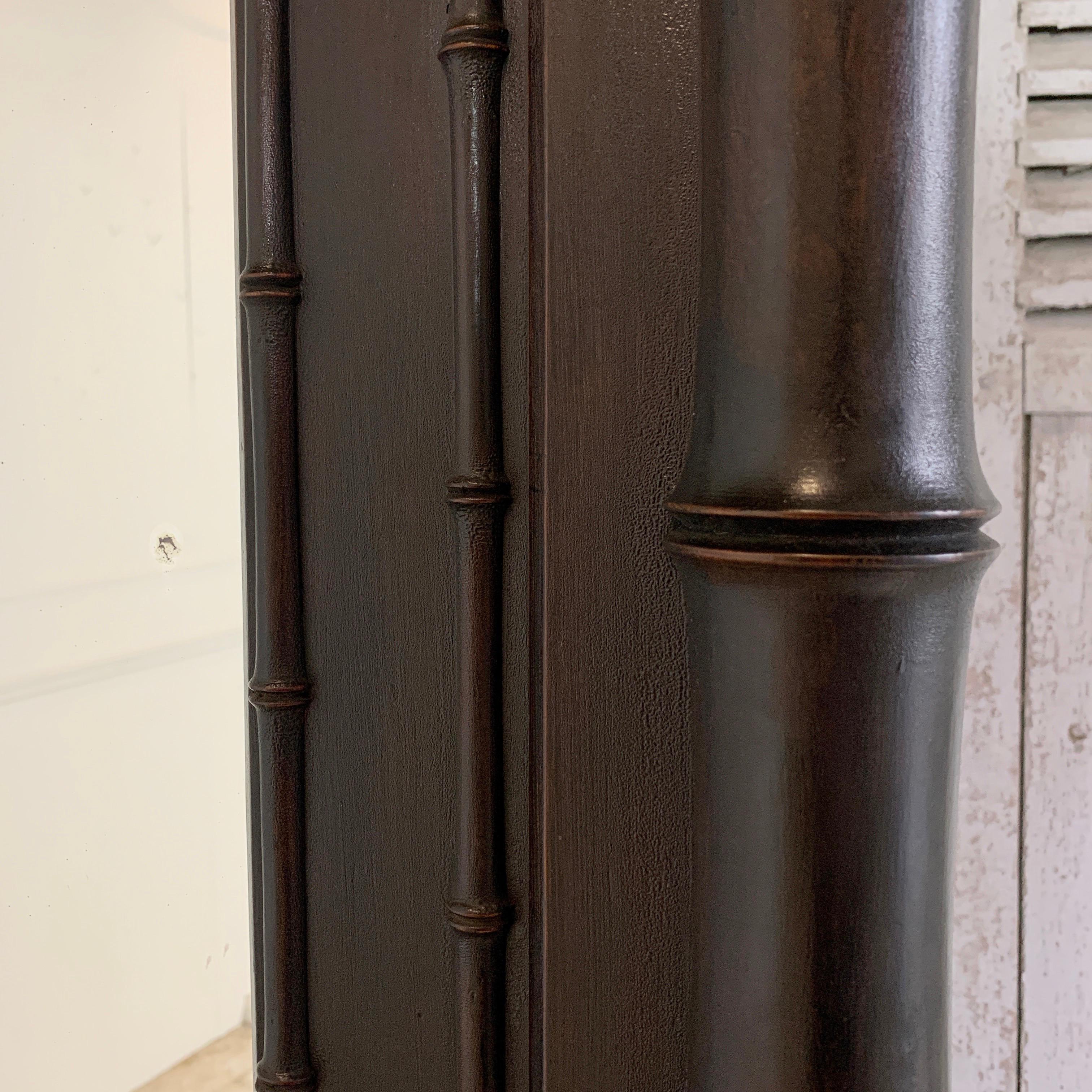 Late 19th Century French Faux Bamboo Colonial Armoire 3
