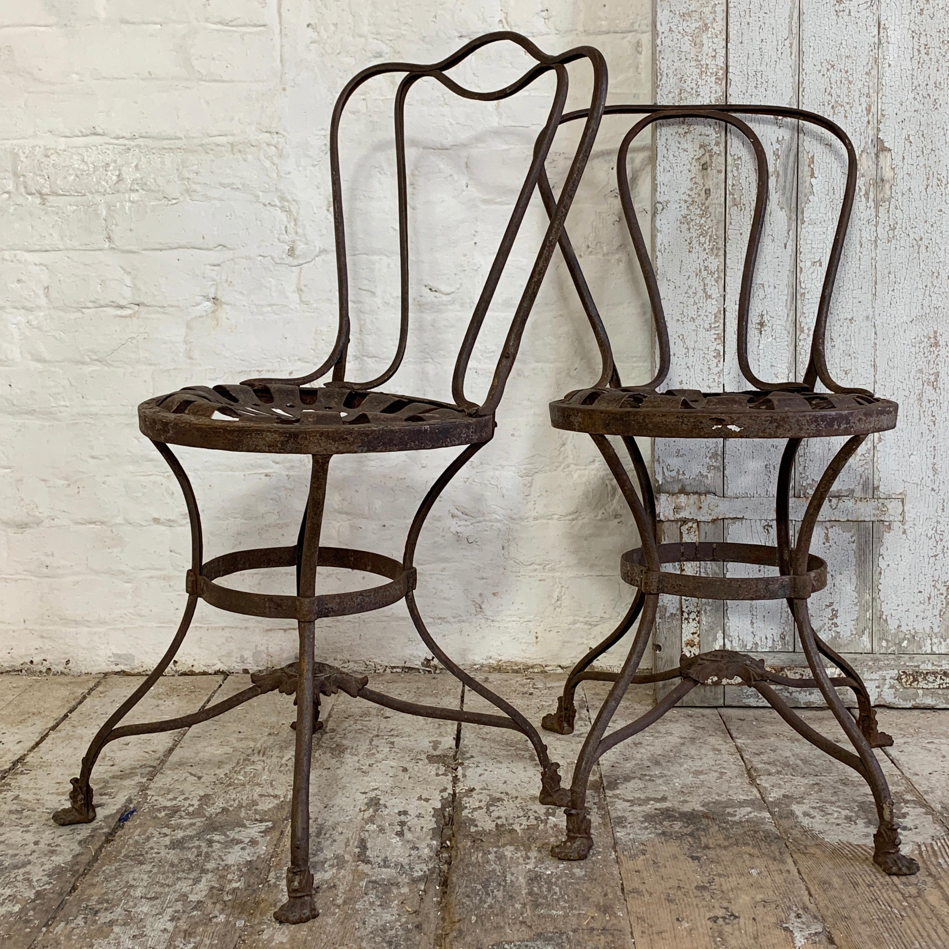 Late 19th Century French Grassin Arras Garden Chairs 4