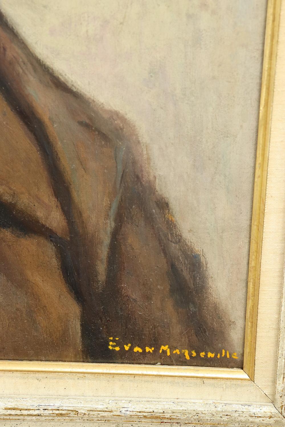 Französisches impressionistisches Porträt eines Gentleman des späten 19. Jahrhunderts, Öl auf Leinwand im Angebot 2