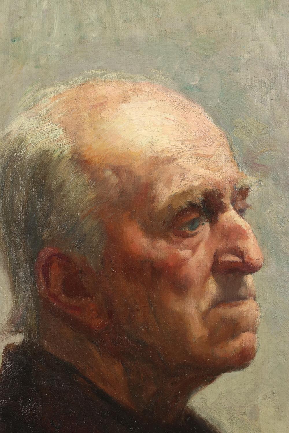 Französisches impressionistisches Porträt eines Gentleman des späten 19. Jahrhunderts, Öl auf Leinwand im Angebot 5