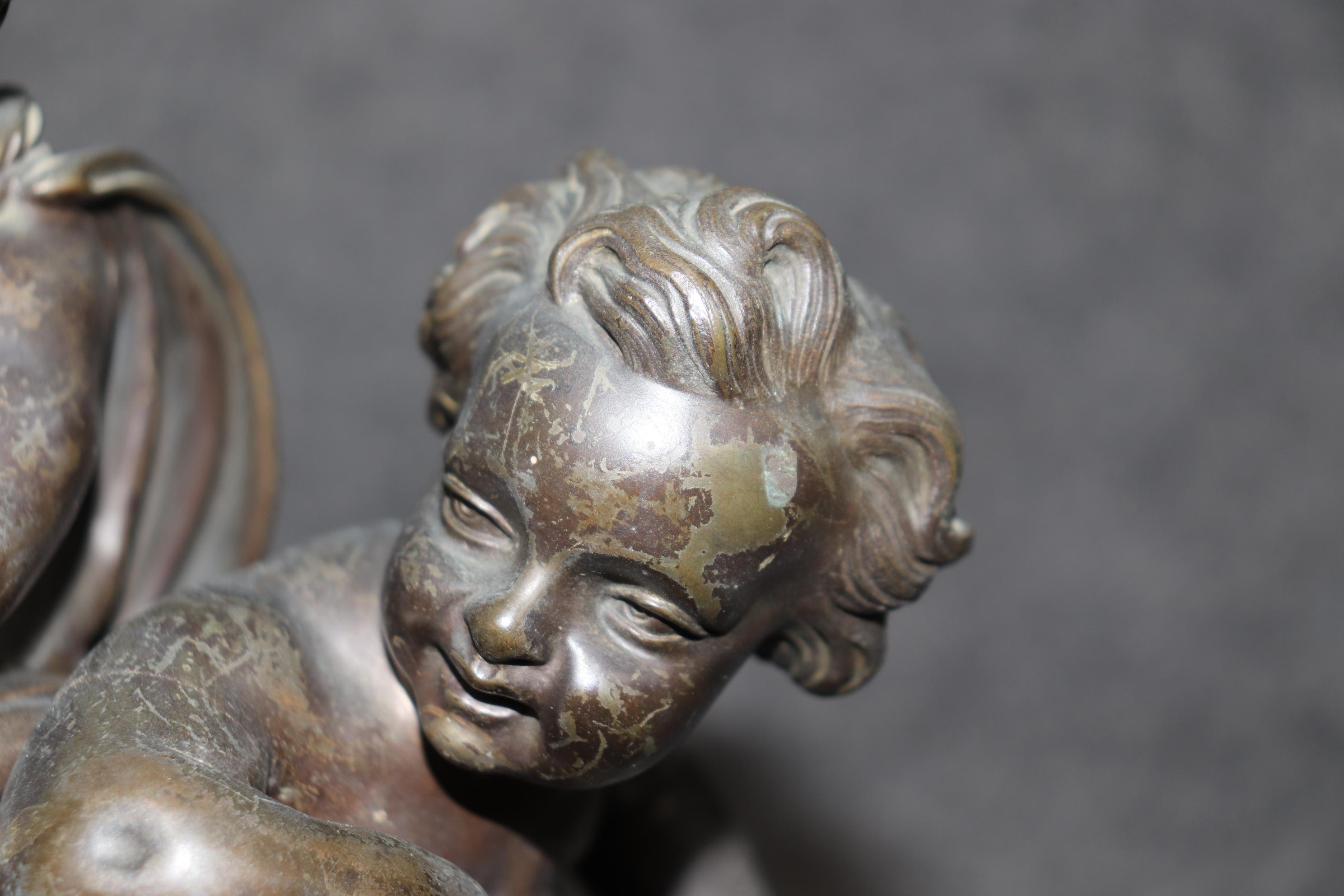 Lámpara de bronce estilo Luis XV de finales del siglo XIX firmado por Louis Sauvageau en venta 10