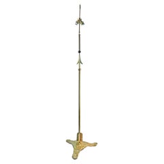 Lampadaire en forme de flèche en bronze doré et en bronze doré de la fin du 19e C. par la Maison Jansen