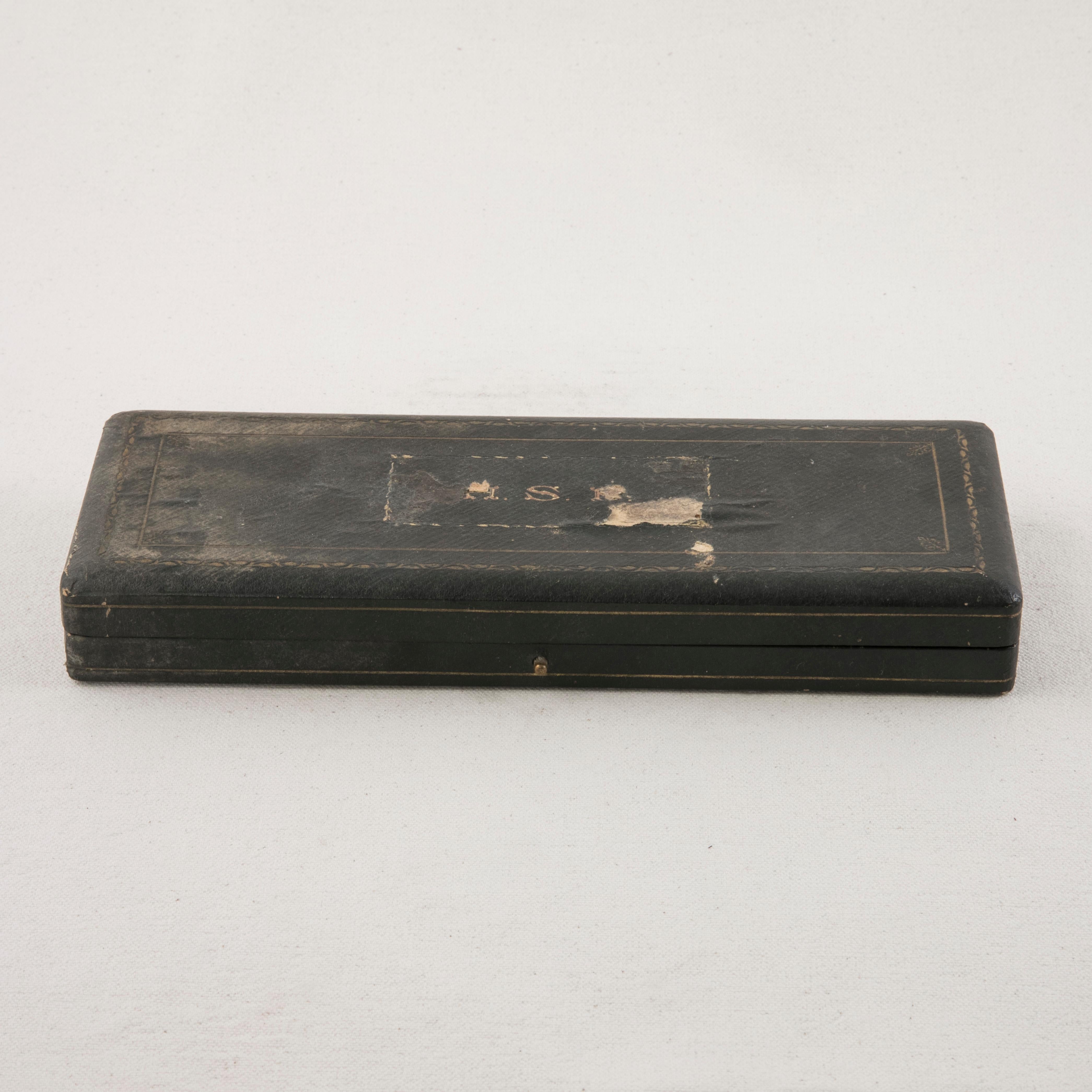 Late 19th Century Silver Desk Set, Letter Opener, Fountain Pen, Letter Seal 1