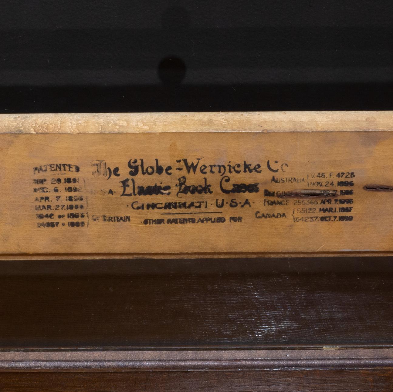 Late 19th Century Globe-Wernicke 6 Stack Lawyer's Bookcase, circa 1890-1899 5