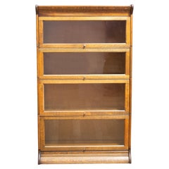 Antique Late 19th C. Gunn Furniture Co. 4 Stack Lawyer's Bookcase, c.1899