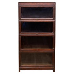 Late 19th c. Gunn Furniture Co. Mahogany Lawyer's Bookcase c.1899