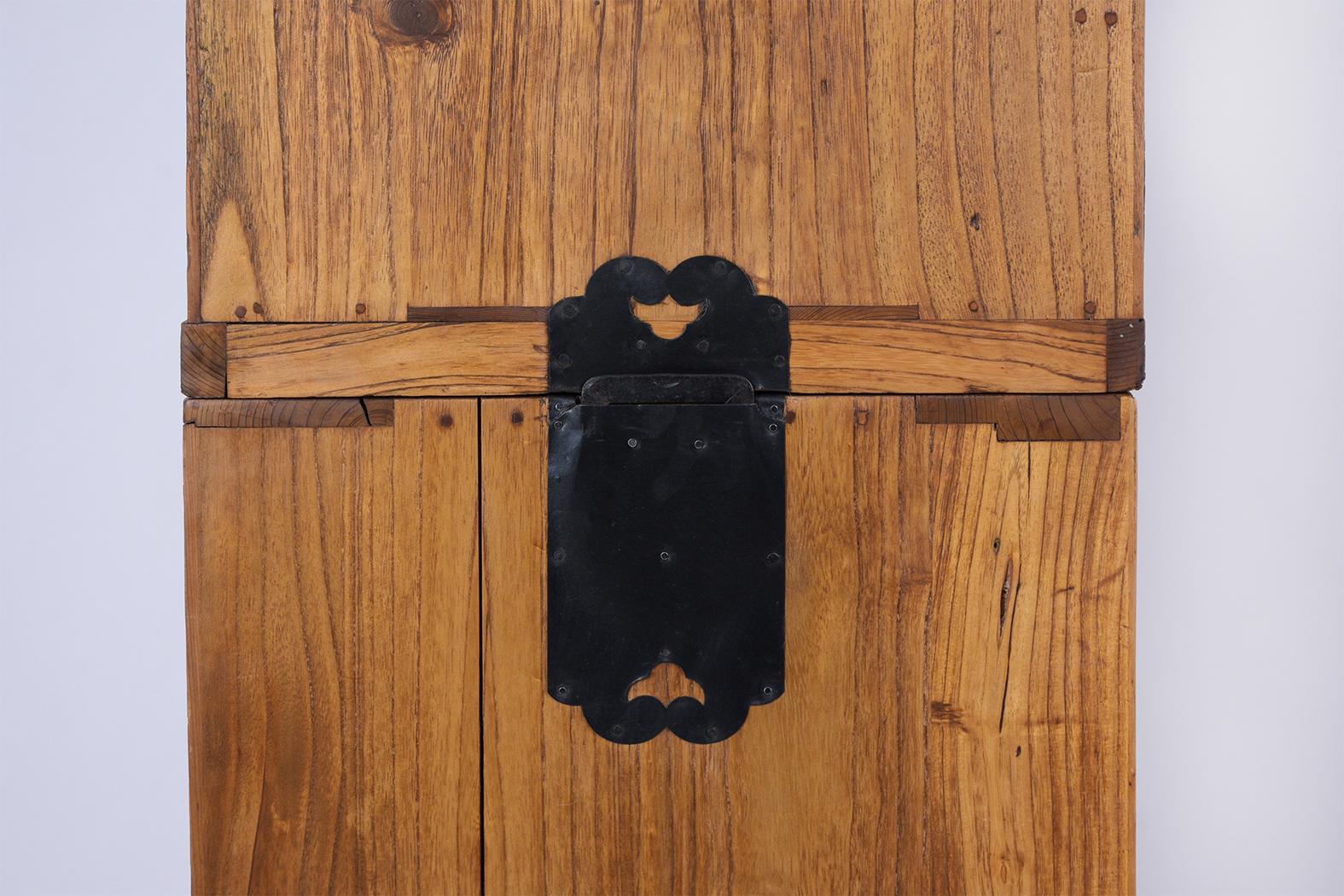 Late 19th Century Japanese Kimono Kiri Wood 2