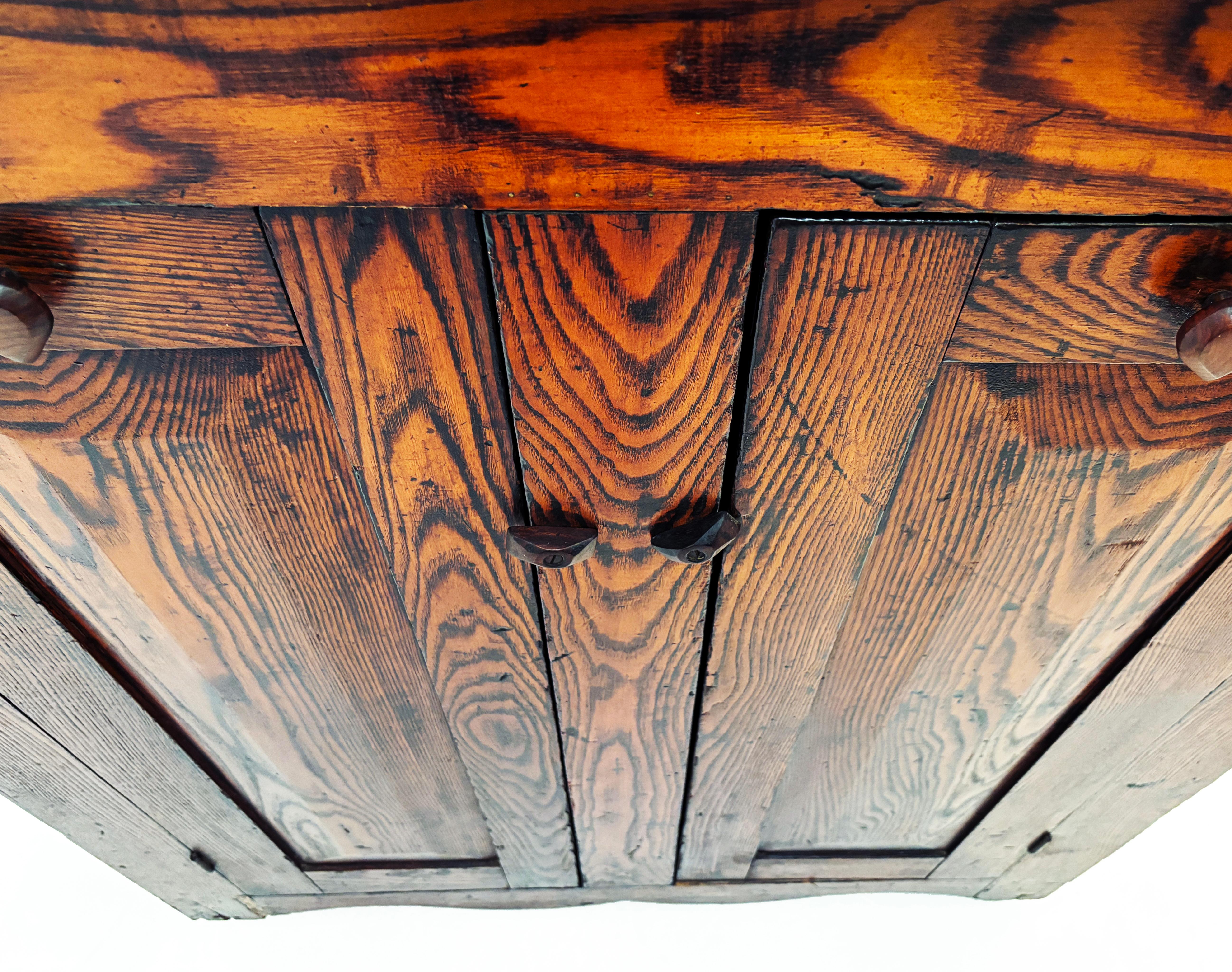 Pine Late 19th C. Jelly Cupboard For Sale