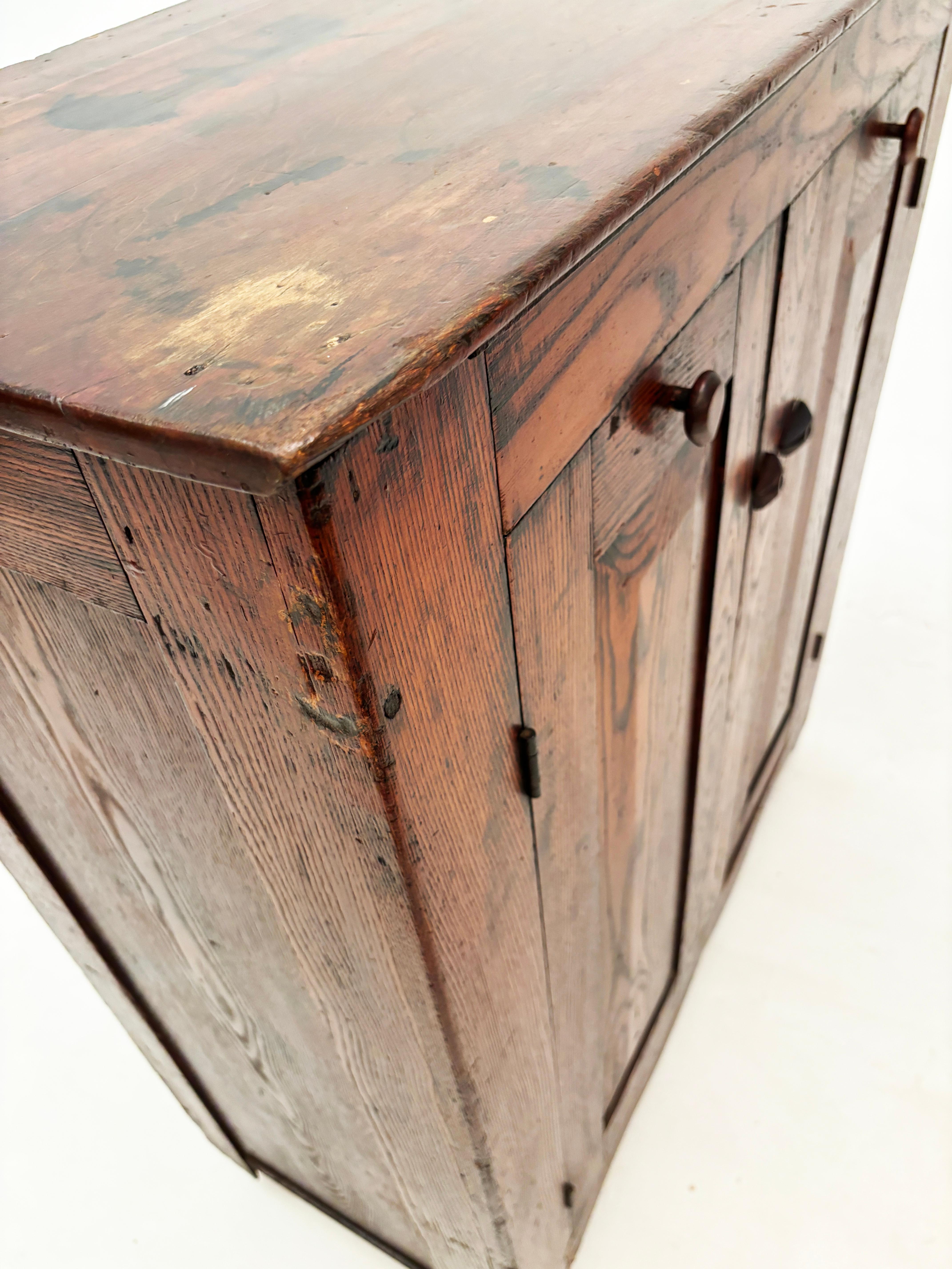 Primitive Late 19th C. Jelly Cupboard For Sale