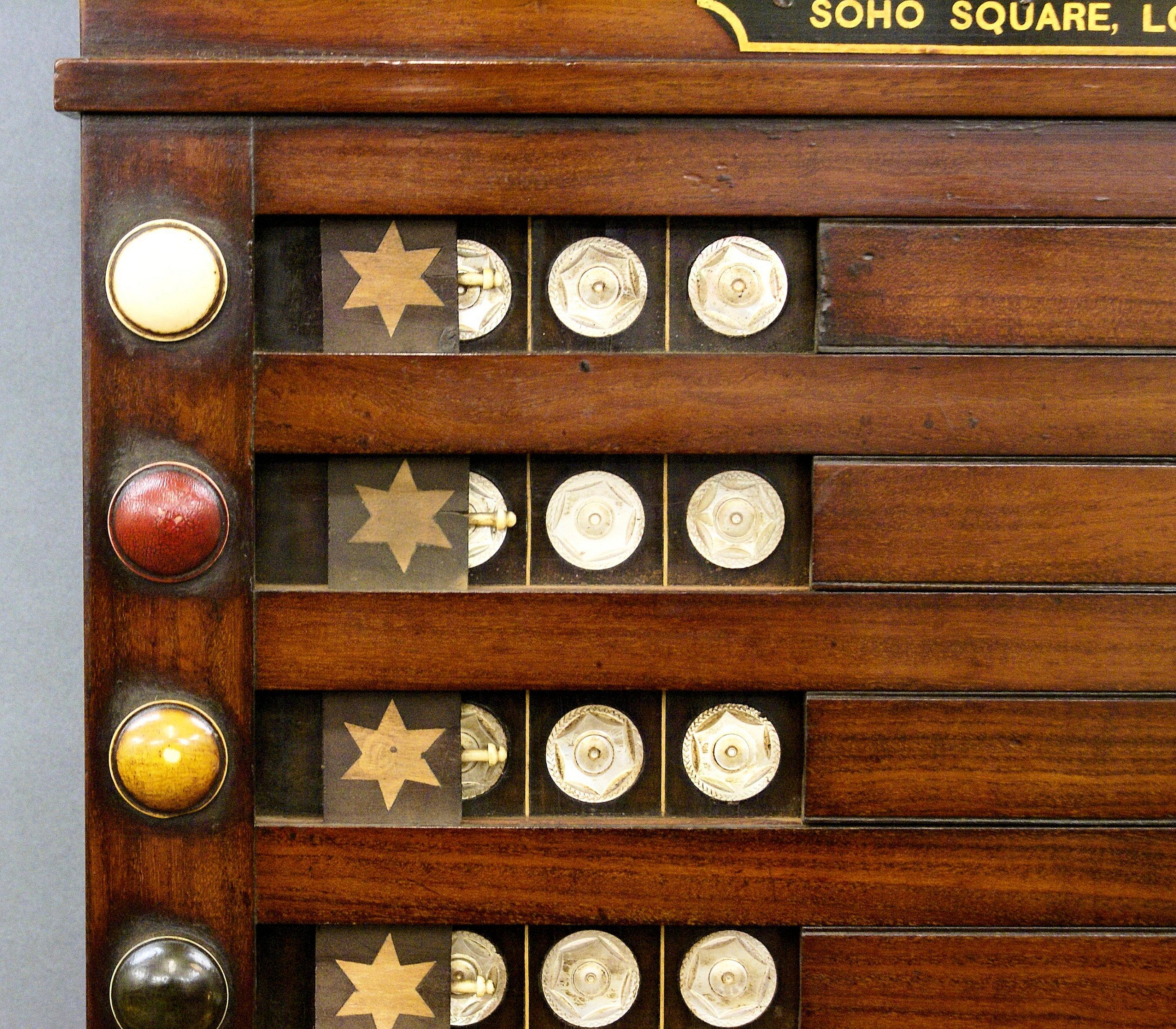 British Late 19th C. Life Pool Score Board For Sale