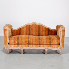 Canapé Tallado y Pintado Estilo Luis XV Finales S. XIX - Colección Iris Apfel