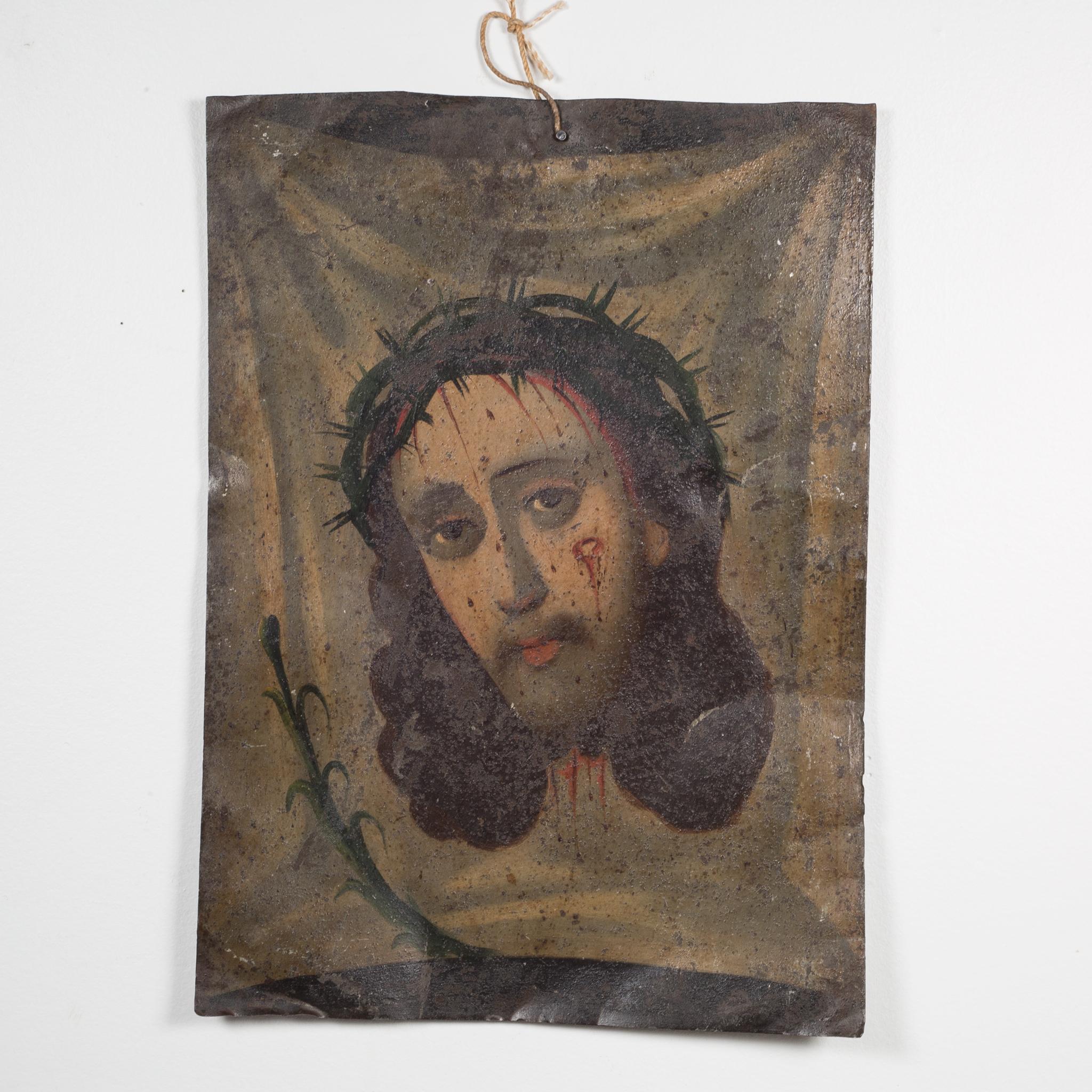 Late 19th C. Mexican Retablo 