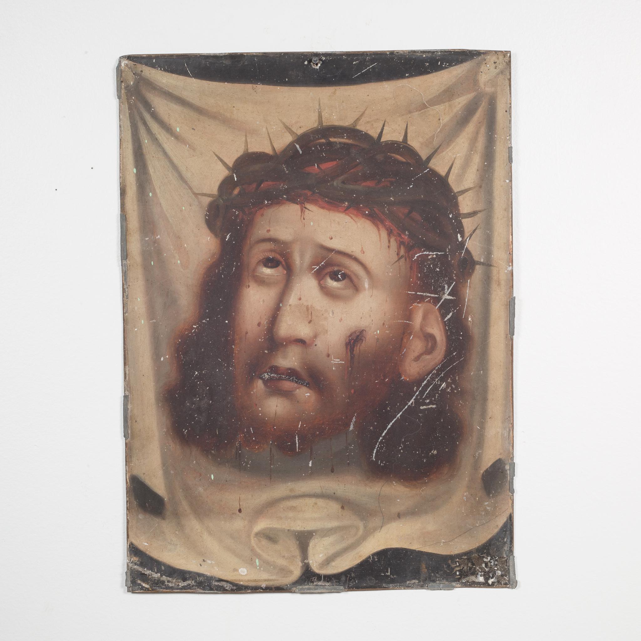 Late 19th c. Mexican Retablo 