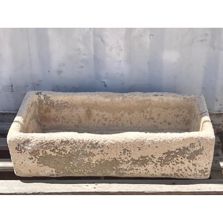 This concrete basin would make a wonderful planter in a garden.  Lavender, herbs, succulents or various other plantings would showcase nicely.  The patina a character of this piece are great. 