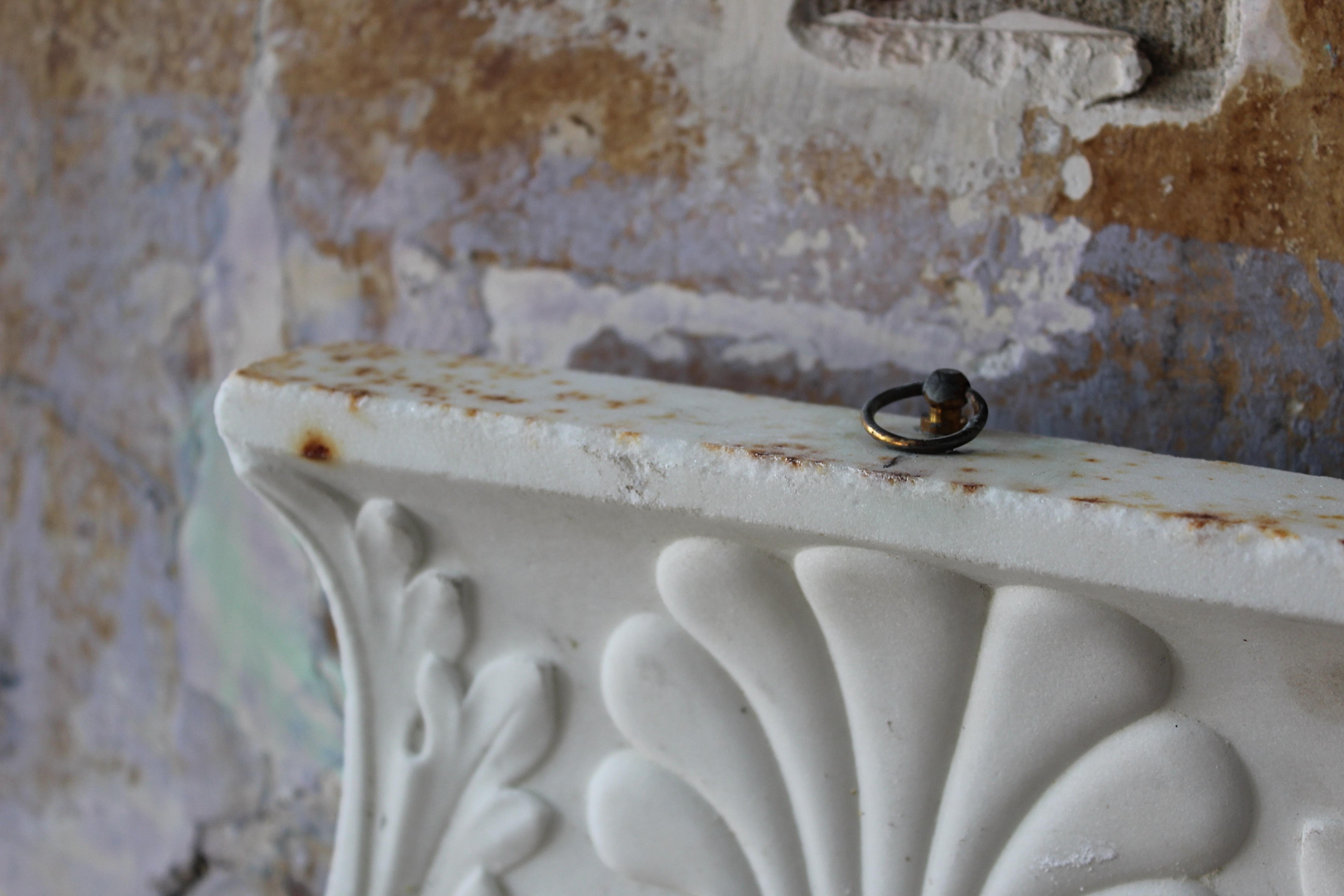 Late 19th C Pair of Carved Marble Architectural Corbels  Elements  In Good Condition For Sale In Lowestoft, GB