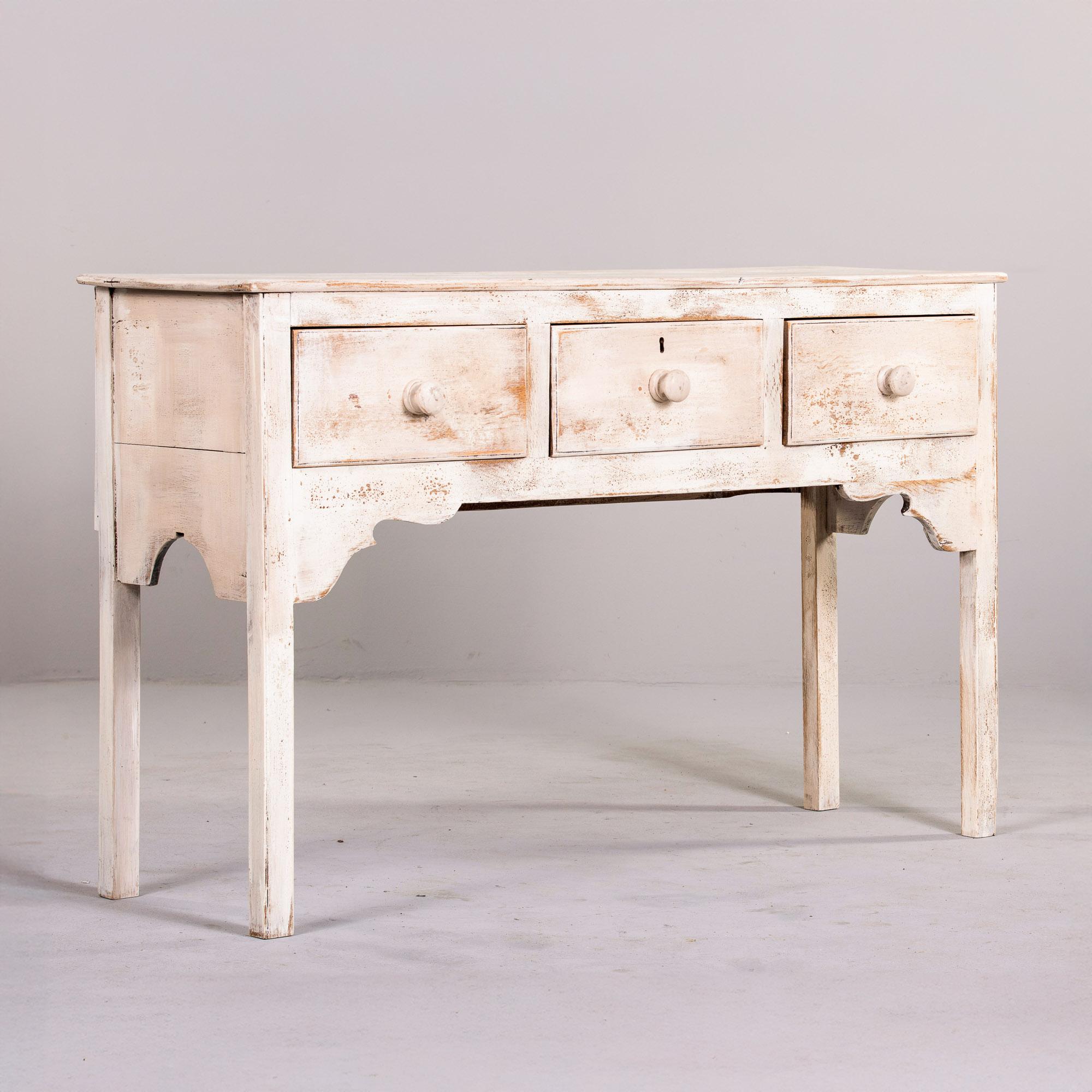 Late 19th C White Painted English Server For Sale 6