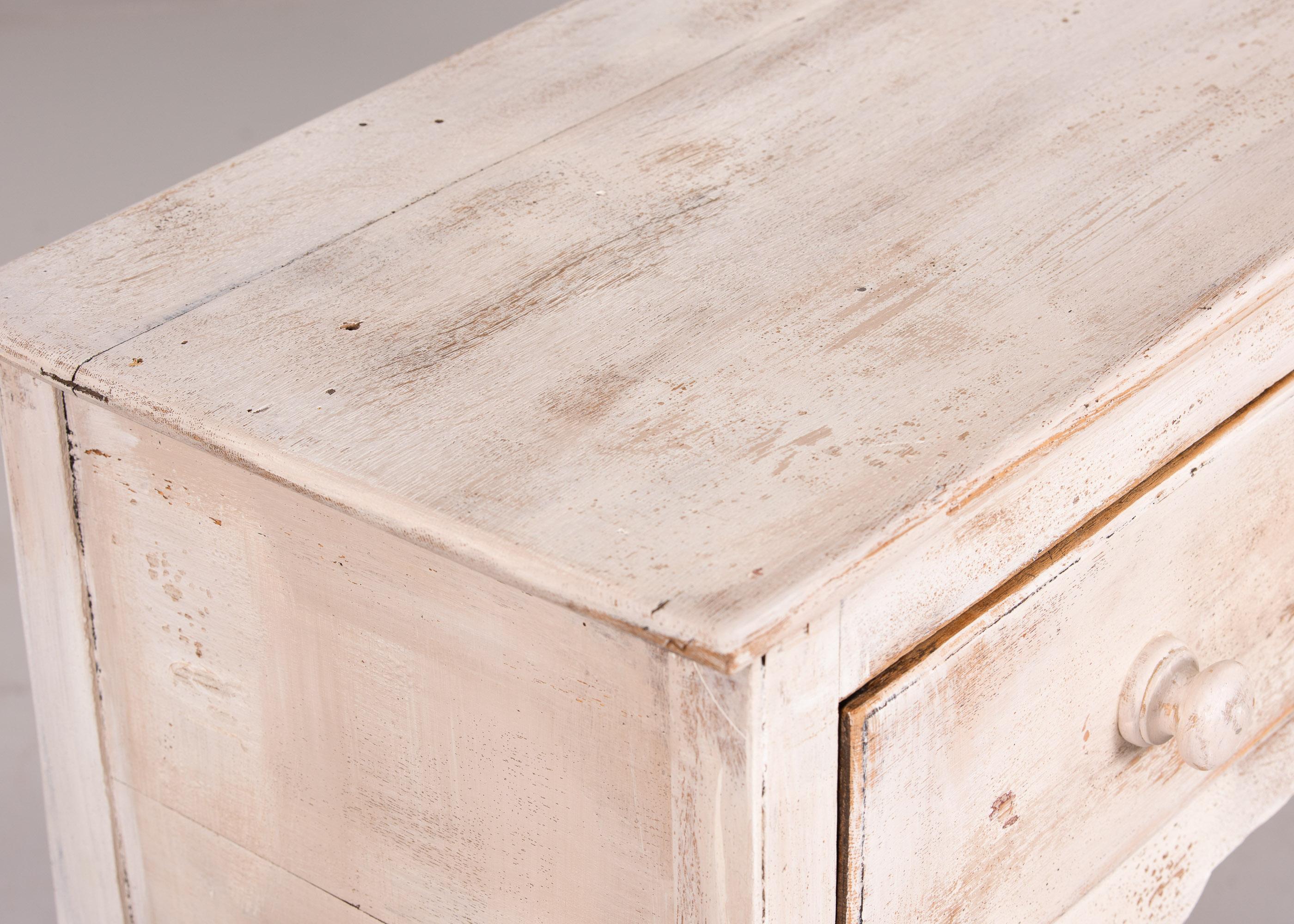 Late 19th C White Painted English Server For Sale 7