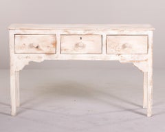 Late 19th C White Painted English Server