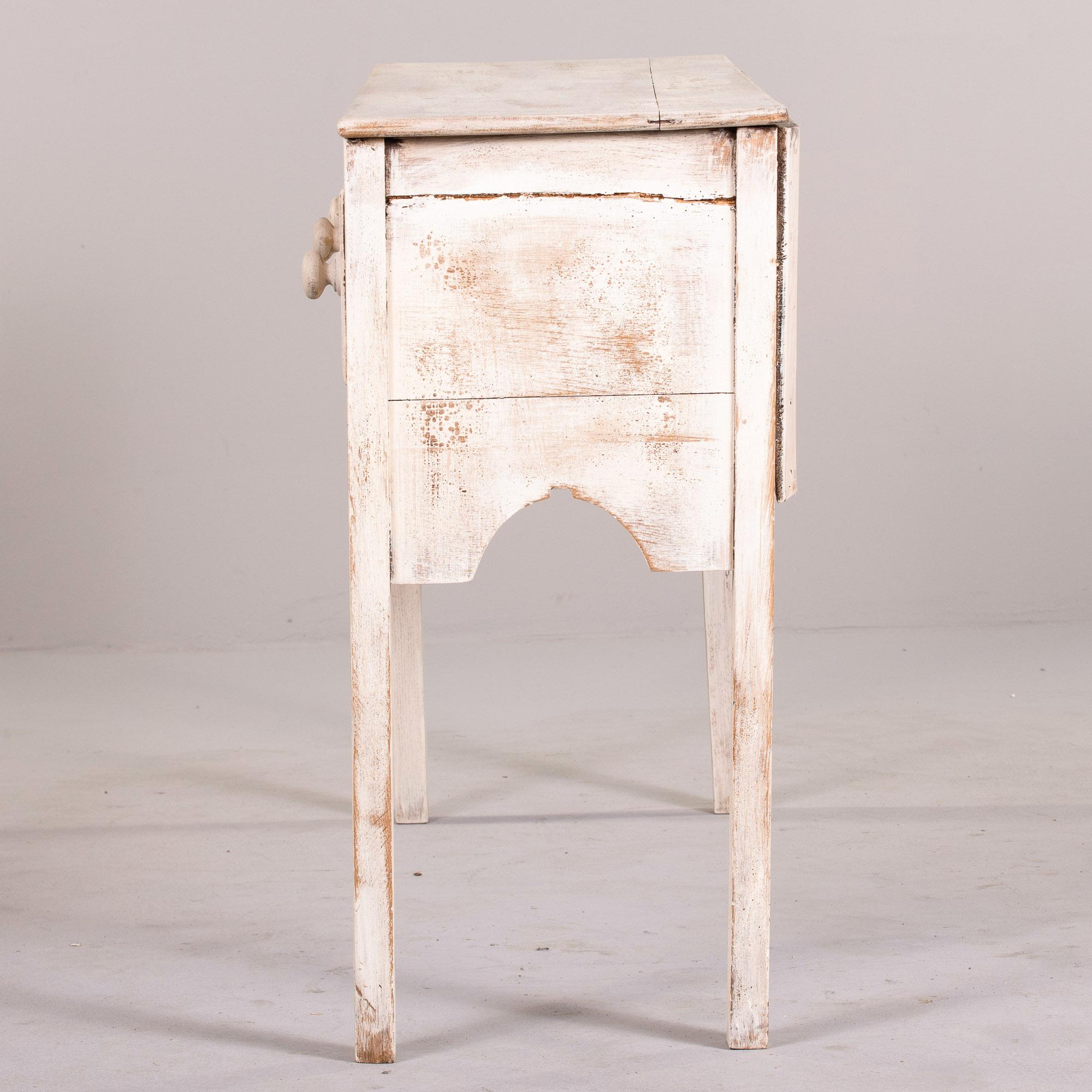Late 19th C White Painted English Server For Sale 3