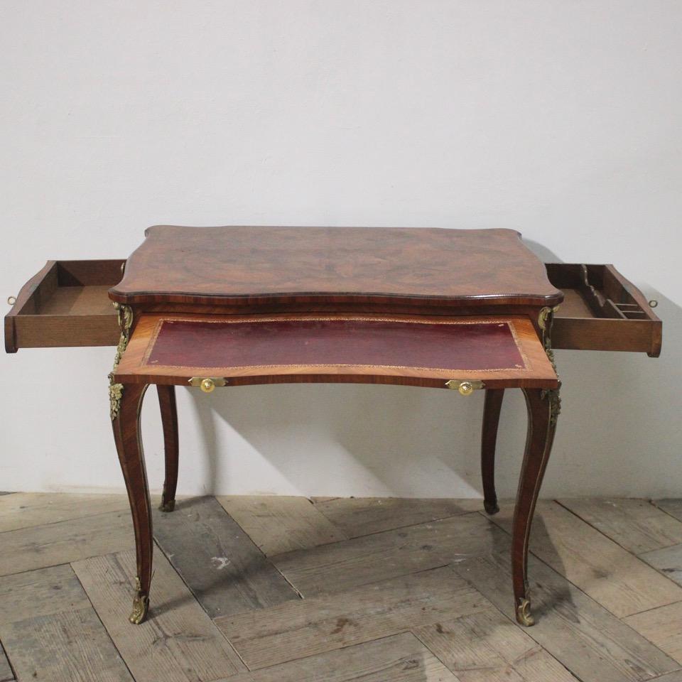 Kingwood Late 19th Century Louis XVI Revival Writing Table For Sale